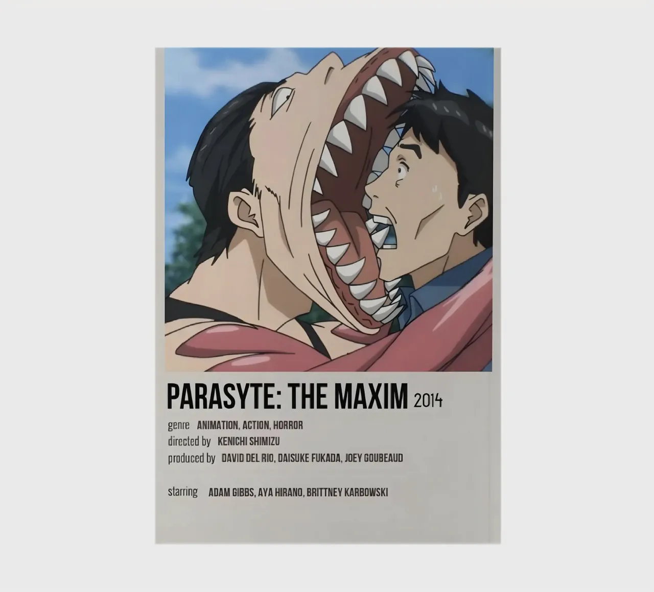 PARASYTE THE MAXIM 2014 notebook by Totoya