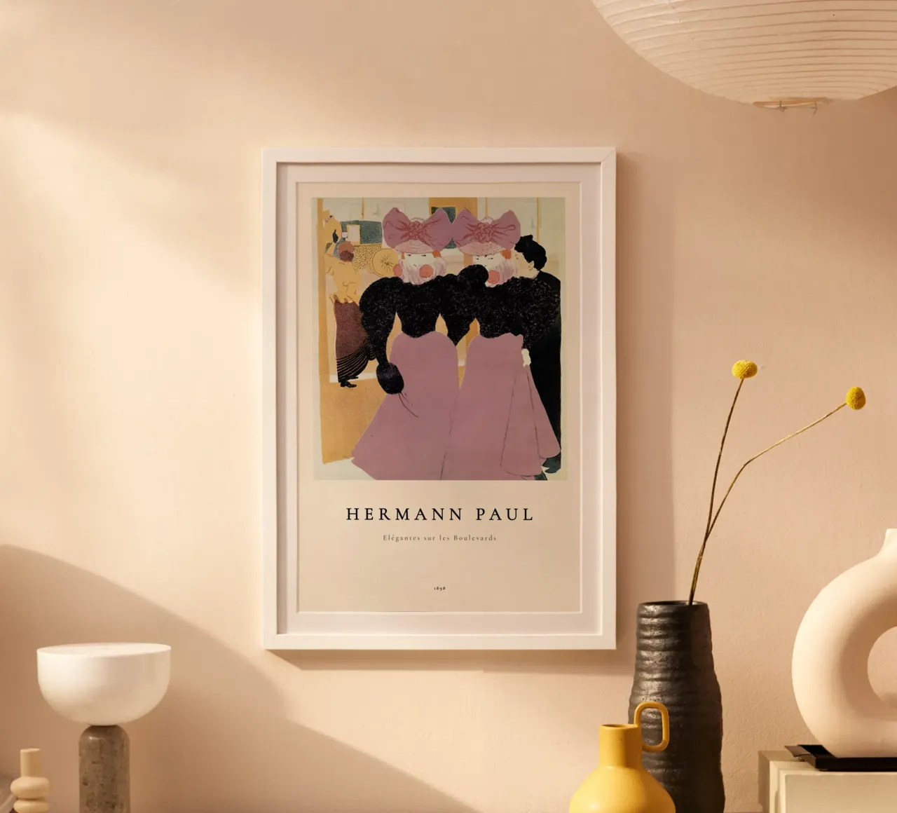 Hermann-Paul - Elegant Ladies on the Boulevard poster da ARTOTHEK