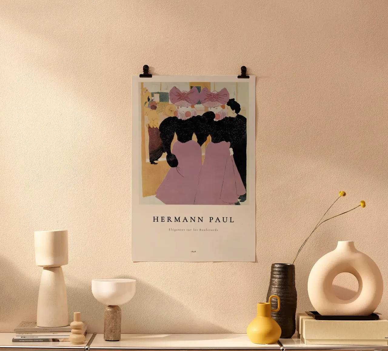 Hermann-Paul - Elegant Ladies on the Boulevard poster da ARTOTHEK