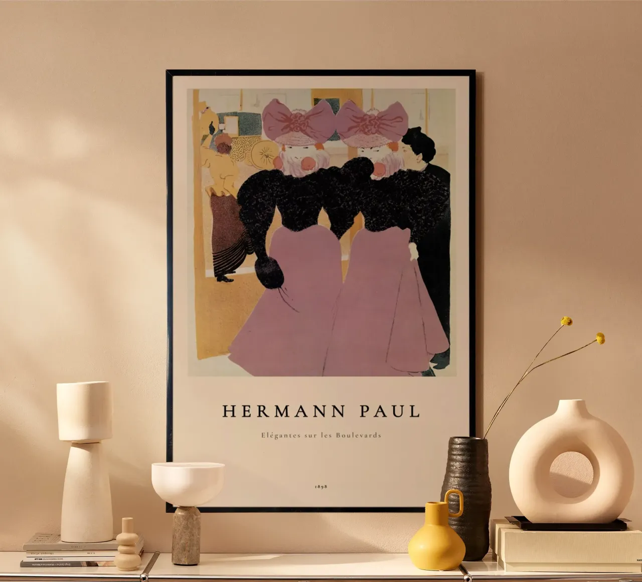 Hermann-Paul - Elegant Ladies on the Boulevard poster da ARTOTHEK