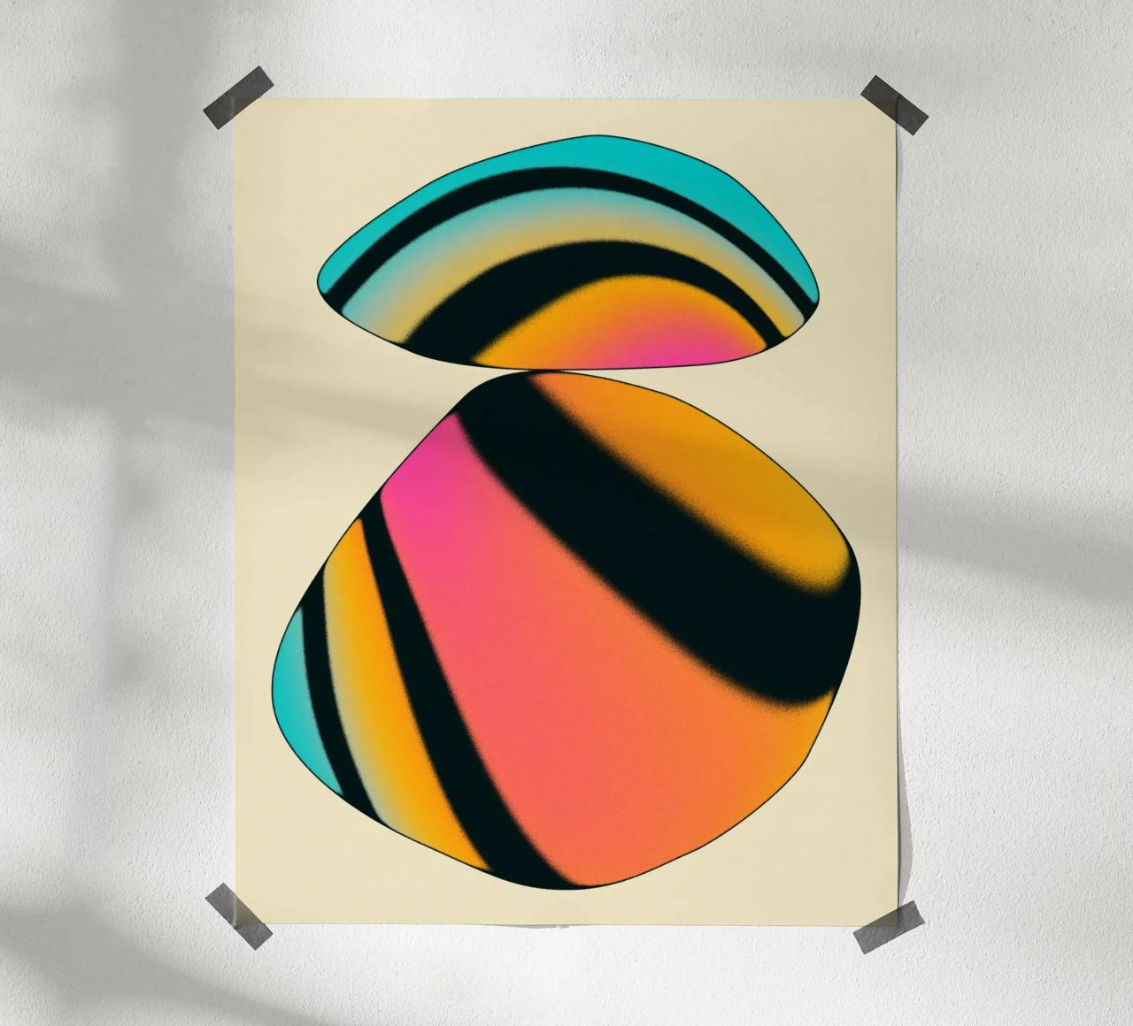 ELECTRIC FRUIT 2 poster by Jazzberry Blue