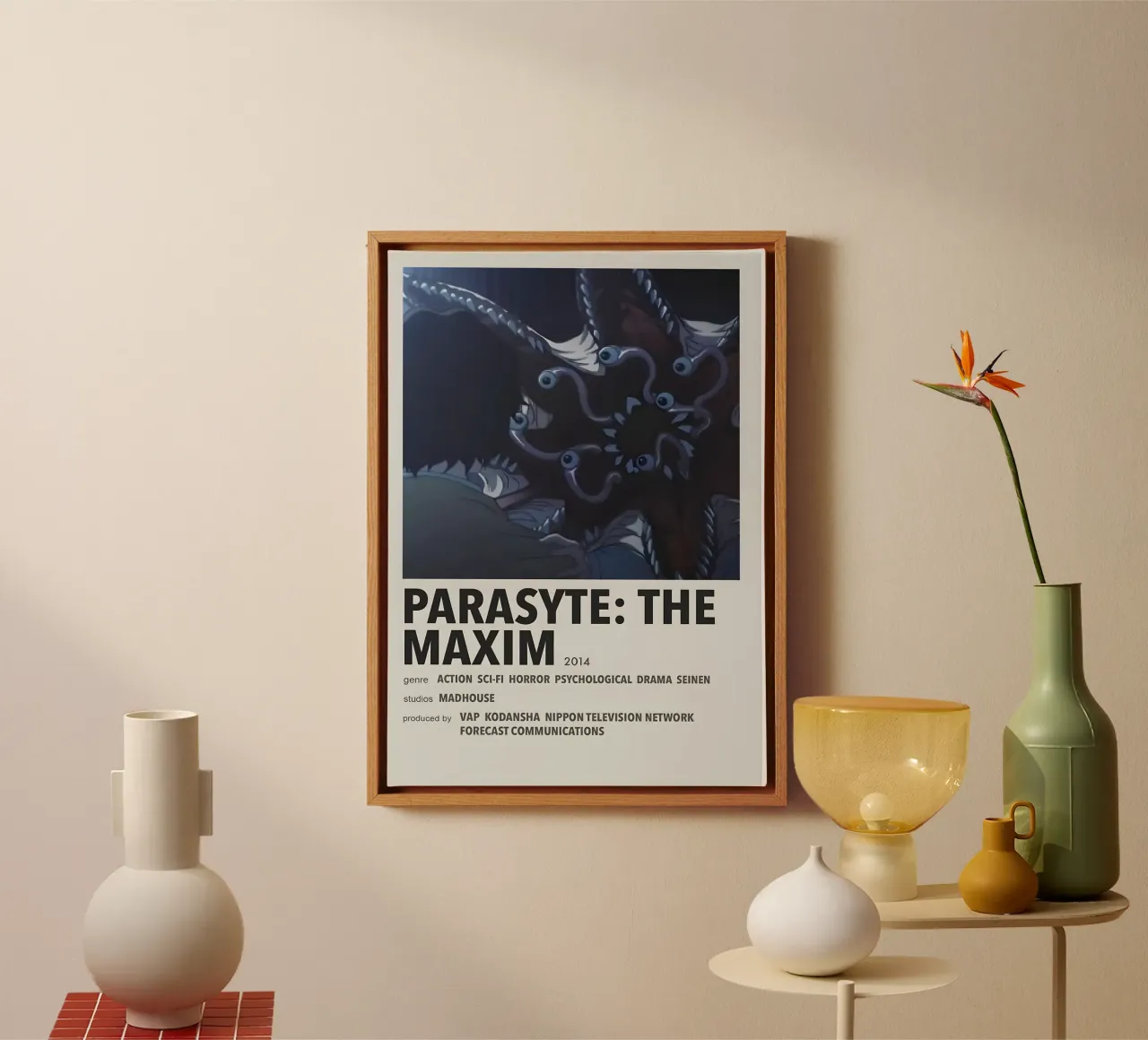PARASYTE THE MAXIM 2014 tela con Cornice a cassetta da Totoya