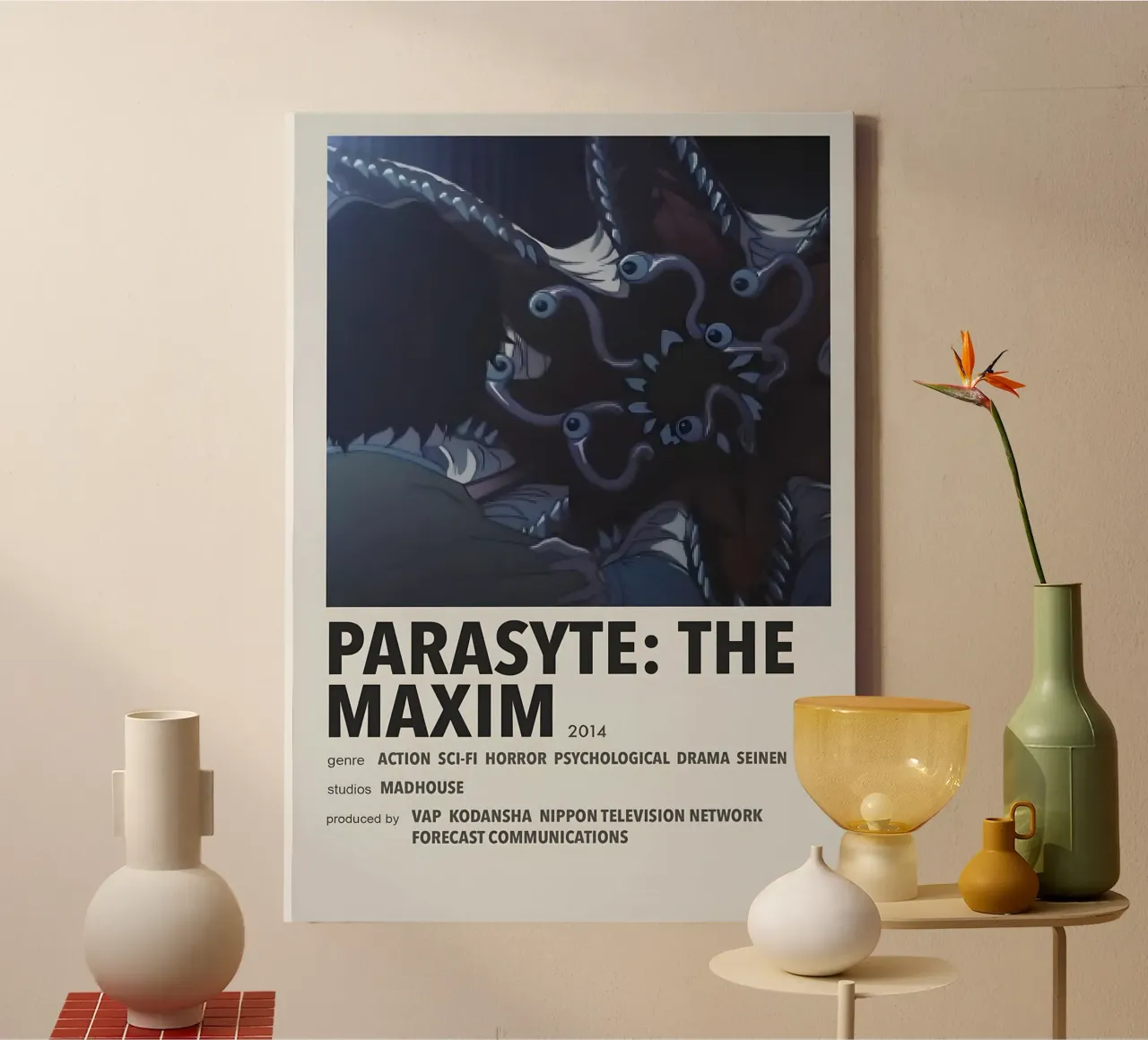 PARASYTE THE MAXIM 2014 tela con Cornice a cassetta da Totoya