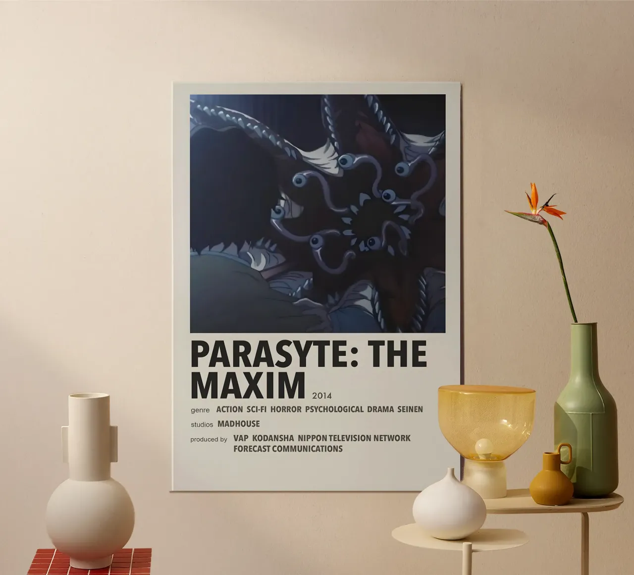 PARASYTE THE MAXIM 2014 poster da Totoya