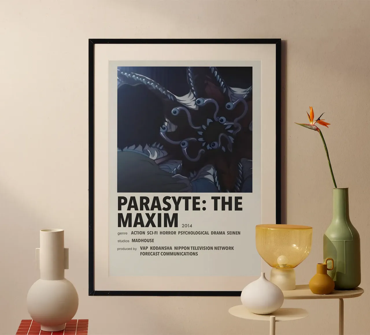 PARASYTE THE MAXIM 2014 poster da Totoya