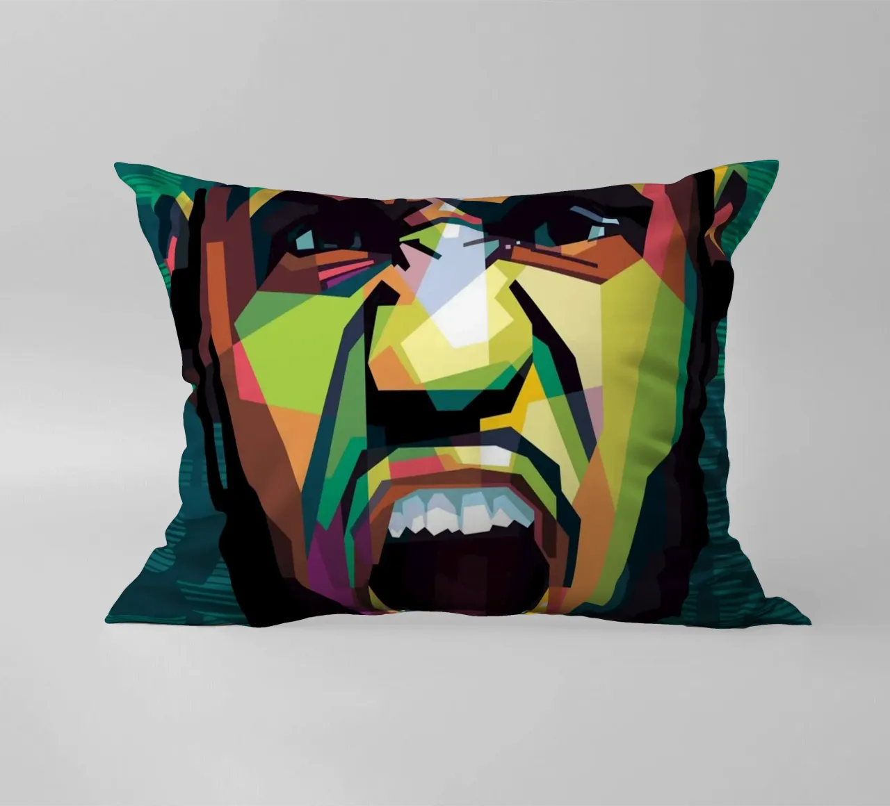 King James decorative cushion by Alkahfsmart