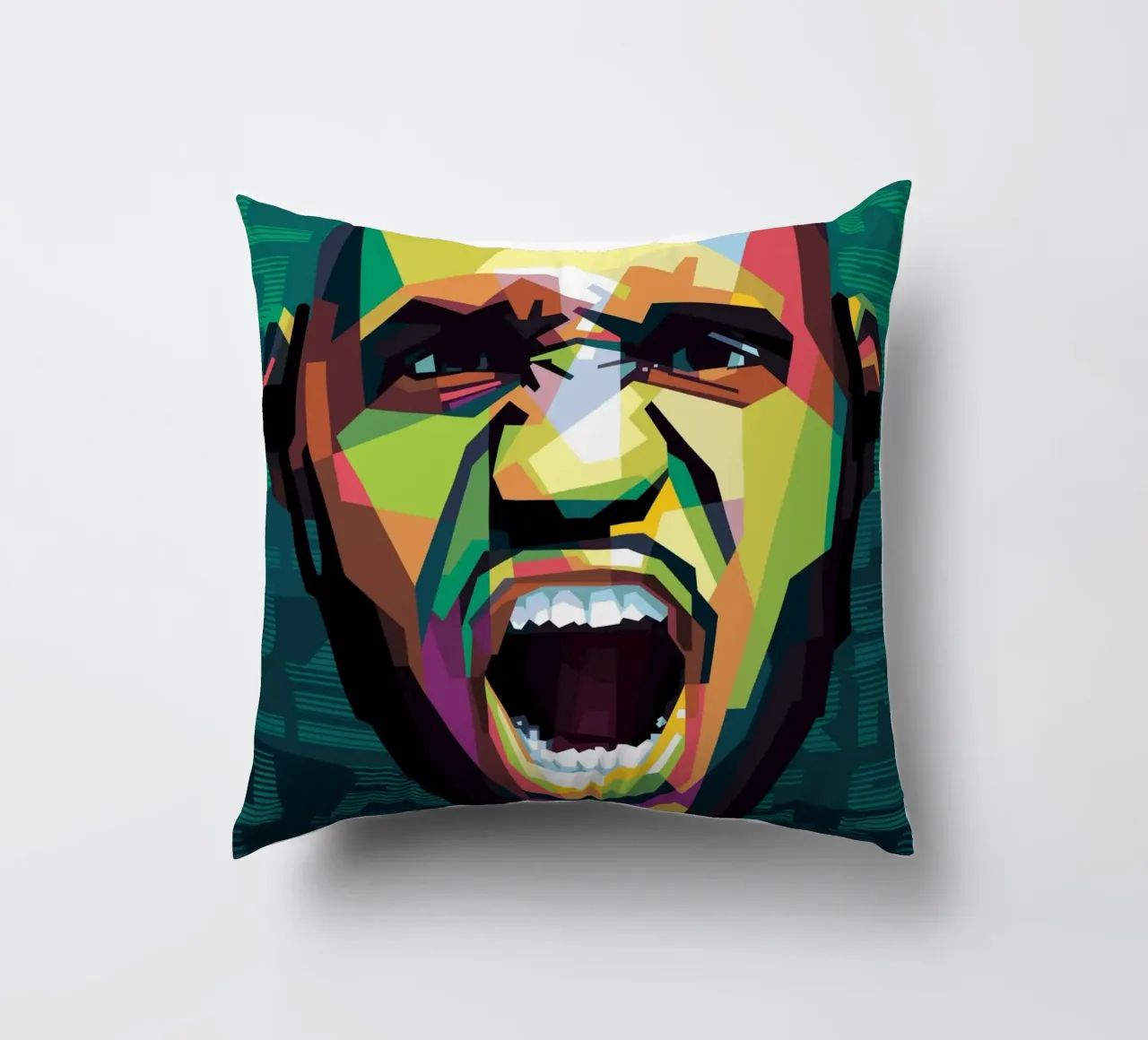 King James decorative cushion by Alkahfsmart