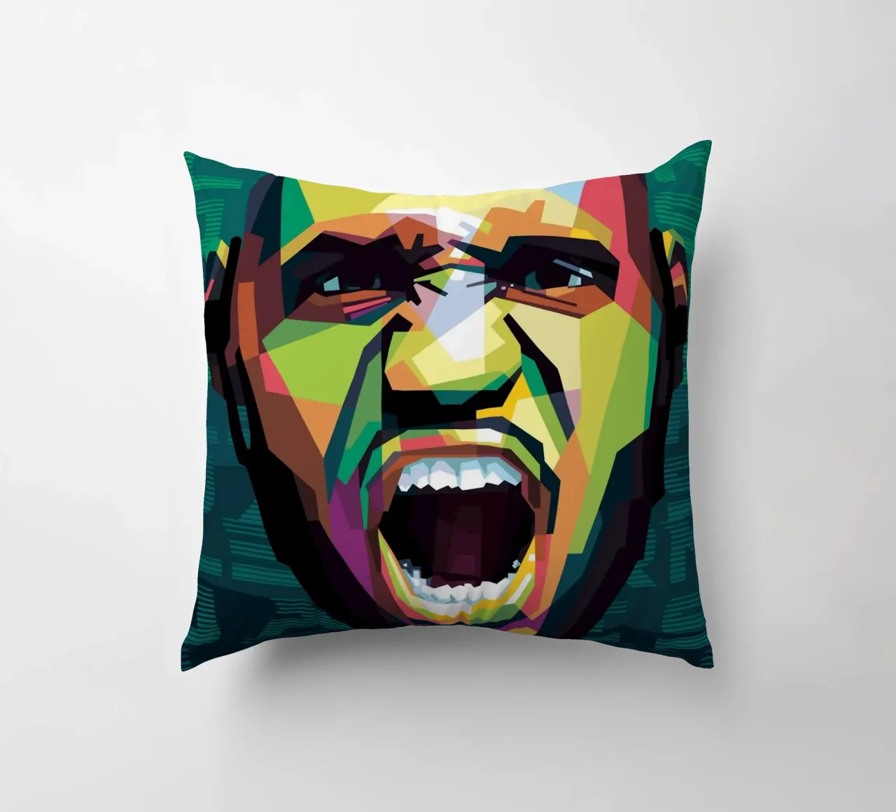 King James decorative cushion by Alkahfsmart