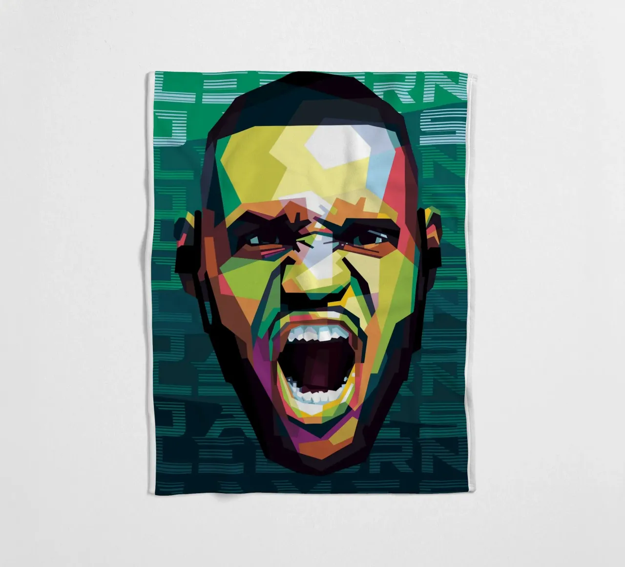 King James fleece blanket by Alkahfsmart