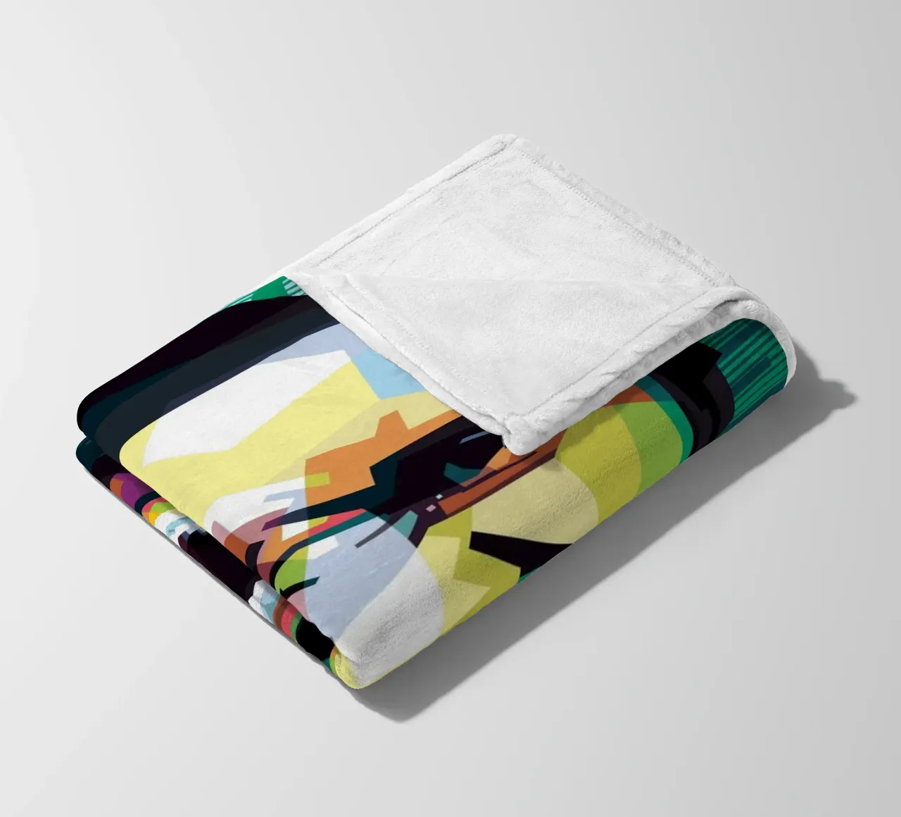 King James fleece blanket by Alkahfsmart