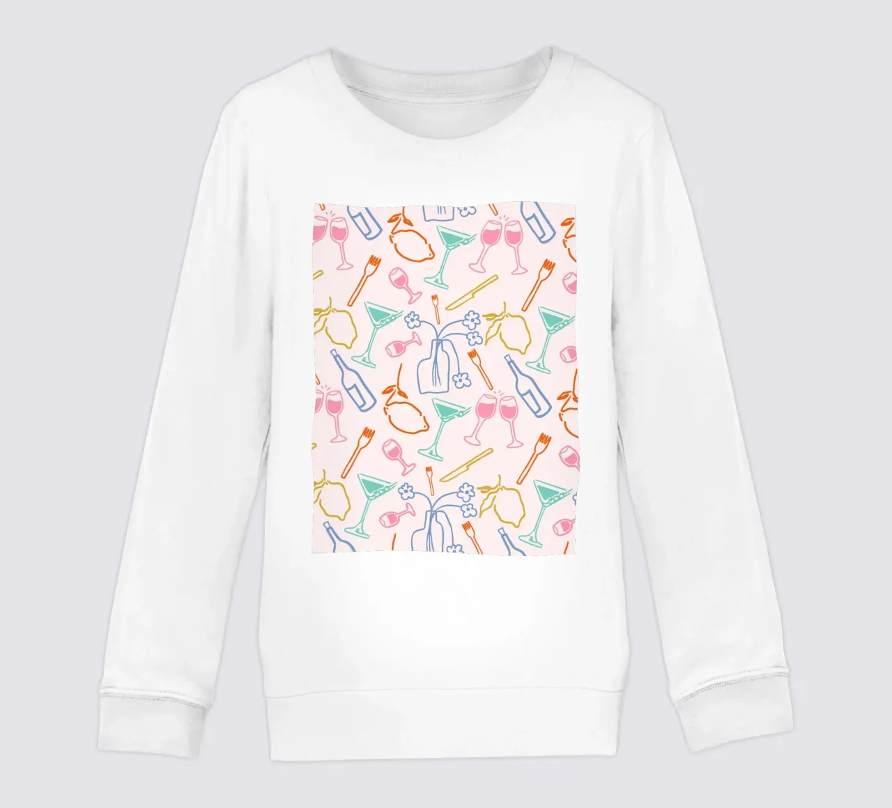 Tuscan Evening kids sweatshirt by Kintsugi99