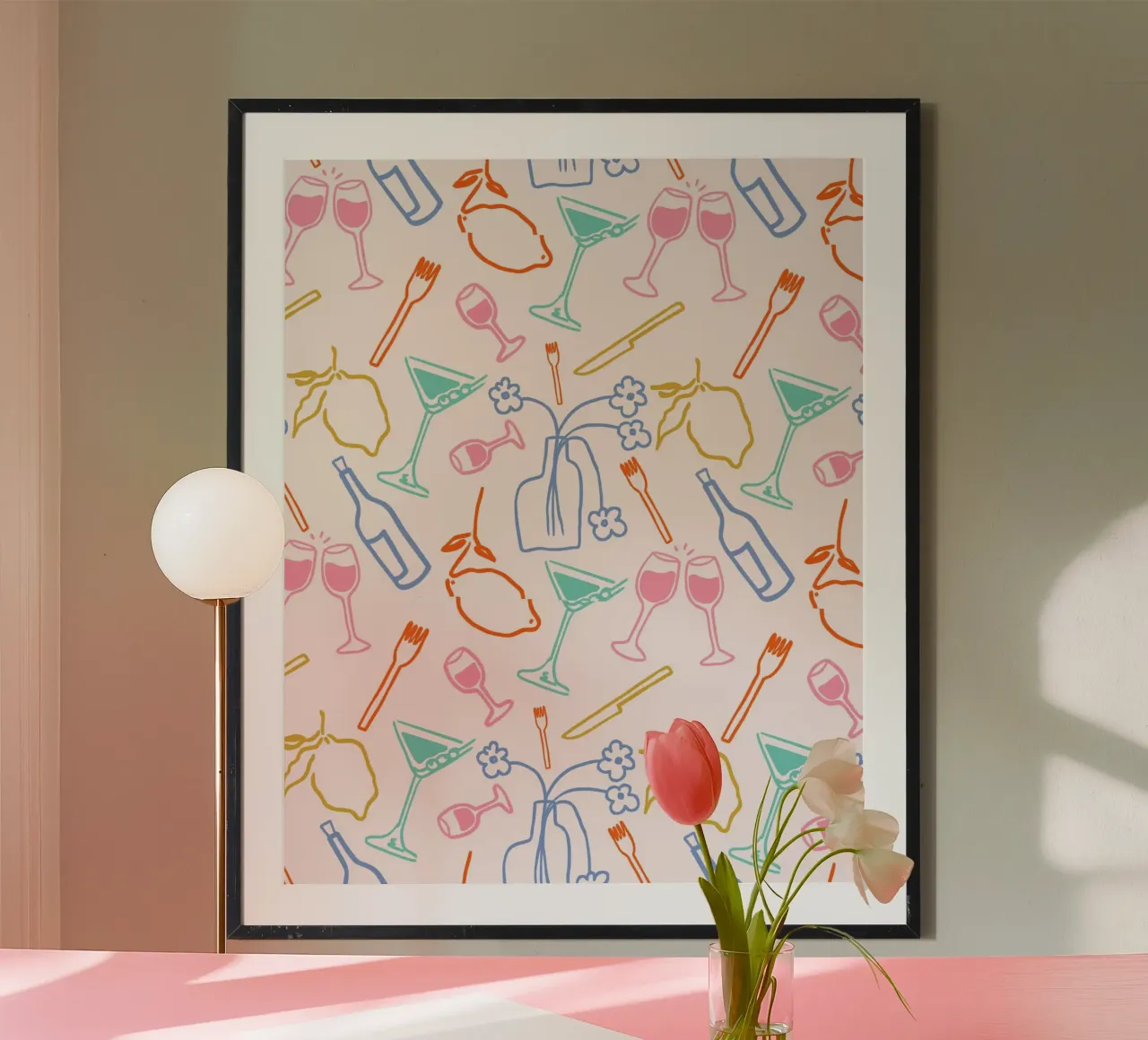 Tuscan Evening poster by Kintsugi99