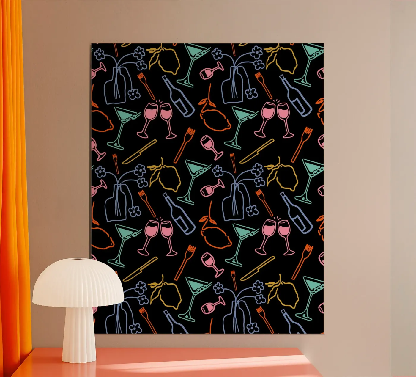 Mitternachtsfest Poster von Kintsugi99