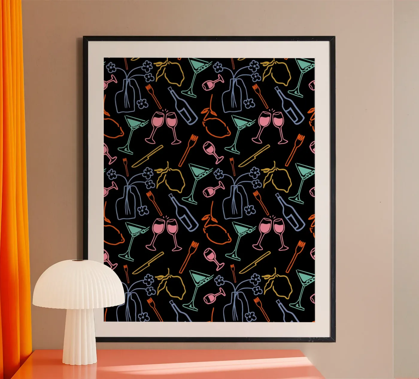 Mitternachtsfest Poster von Kintsugi99
