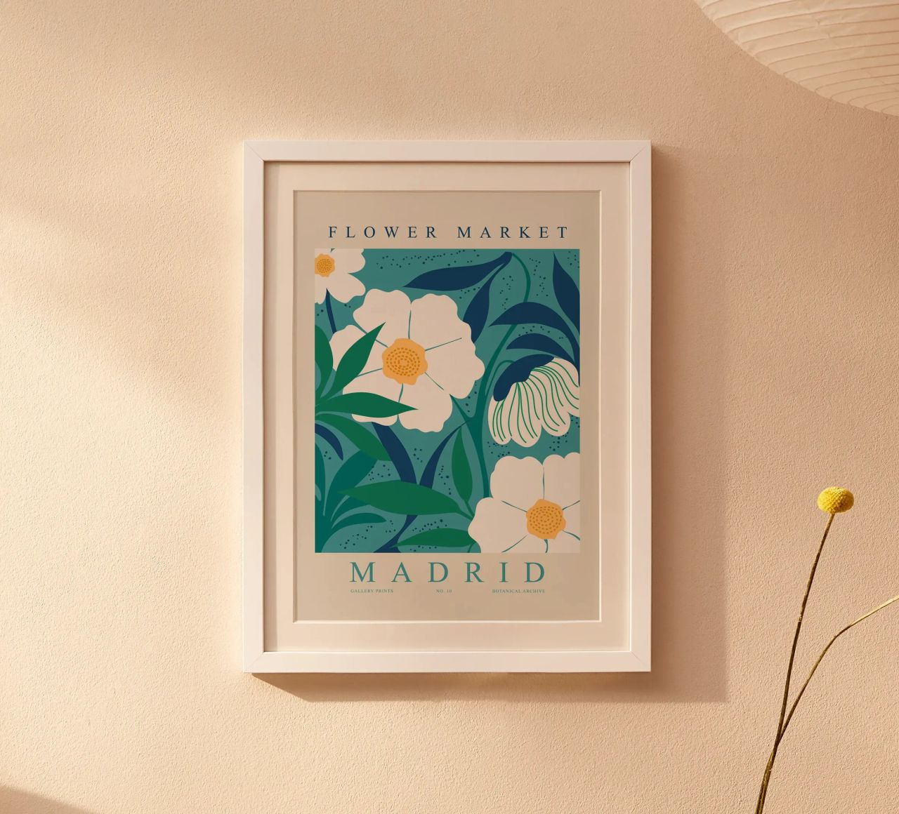 flowers leaves petals stems poster by Kirsten C Nolan
