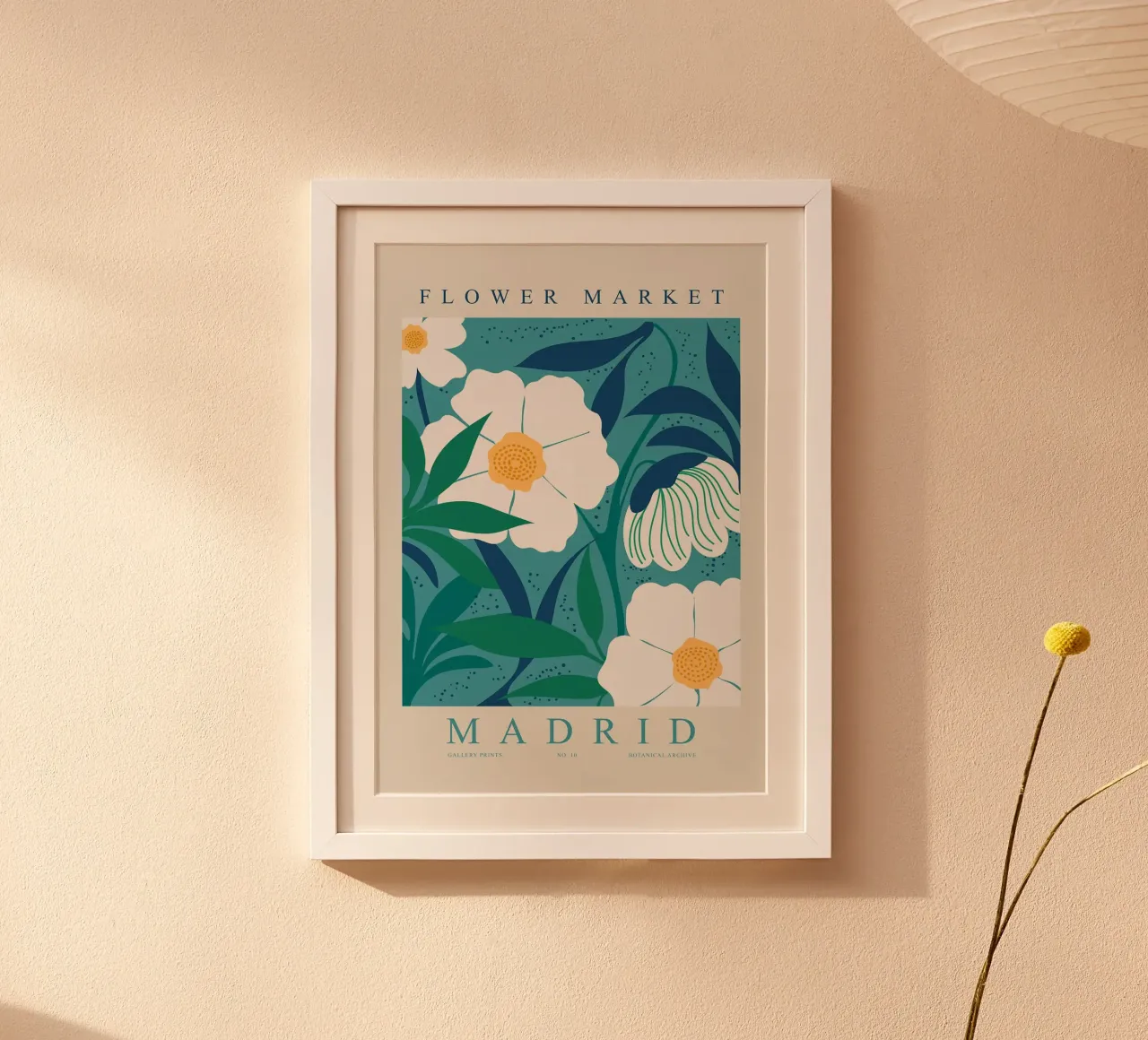 fiori foglie petali steli poster da Kirsten C Nolan