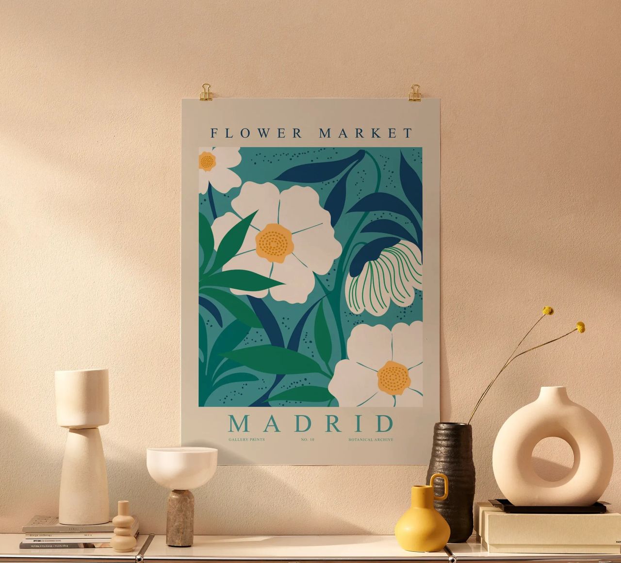 flowers leaves petals stems poster by Kirsten C Nolan