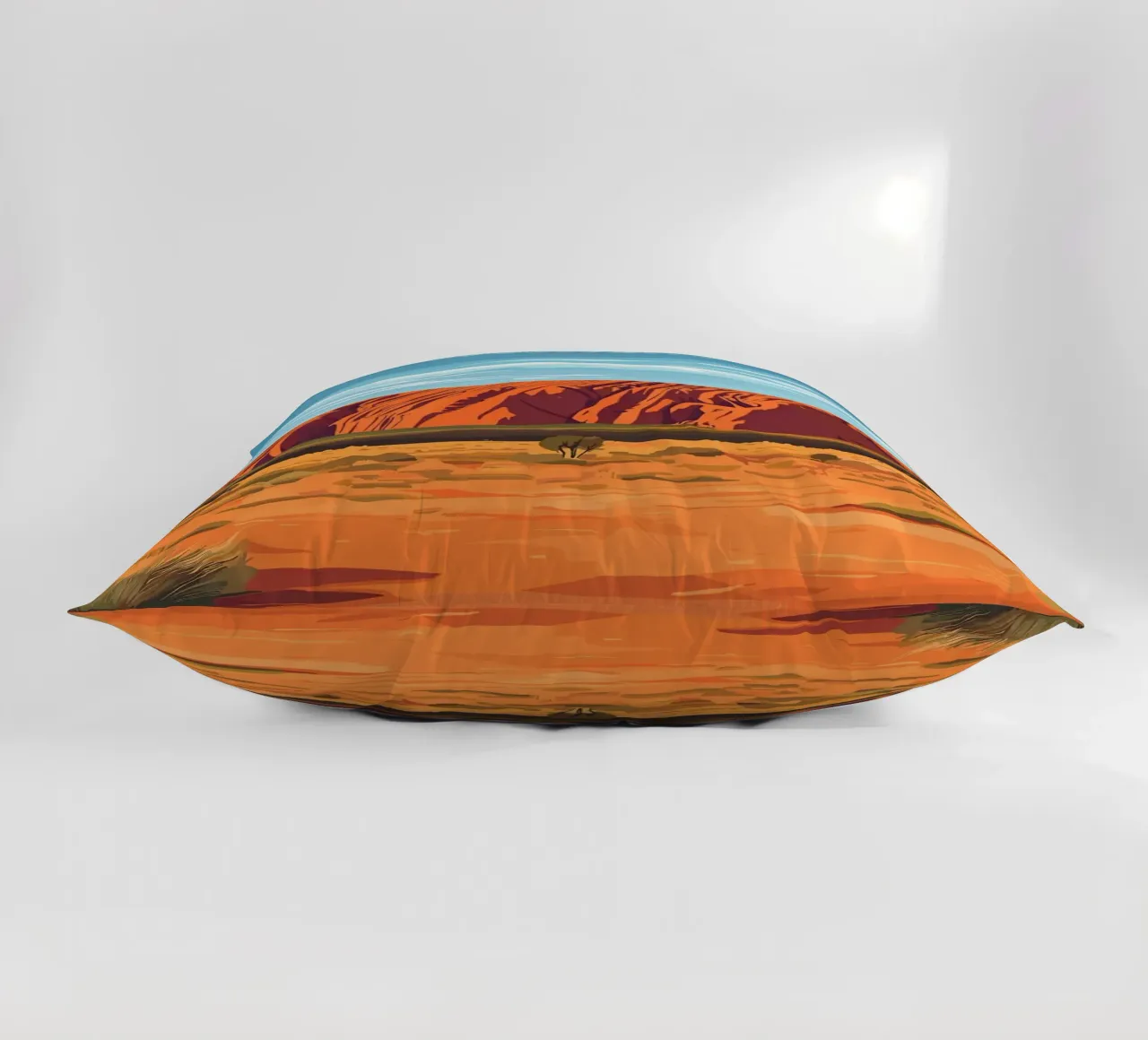paisaje de uluru formación rocosa desértica cojín de Kirsten C Nolan
