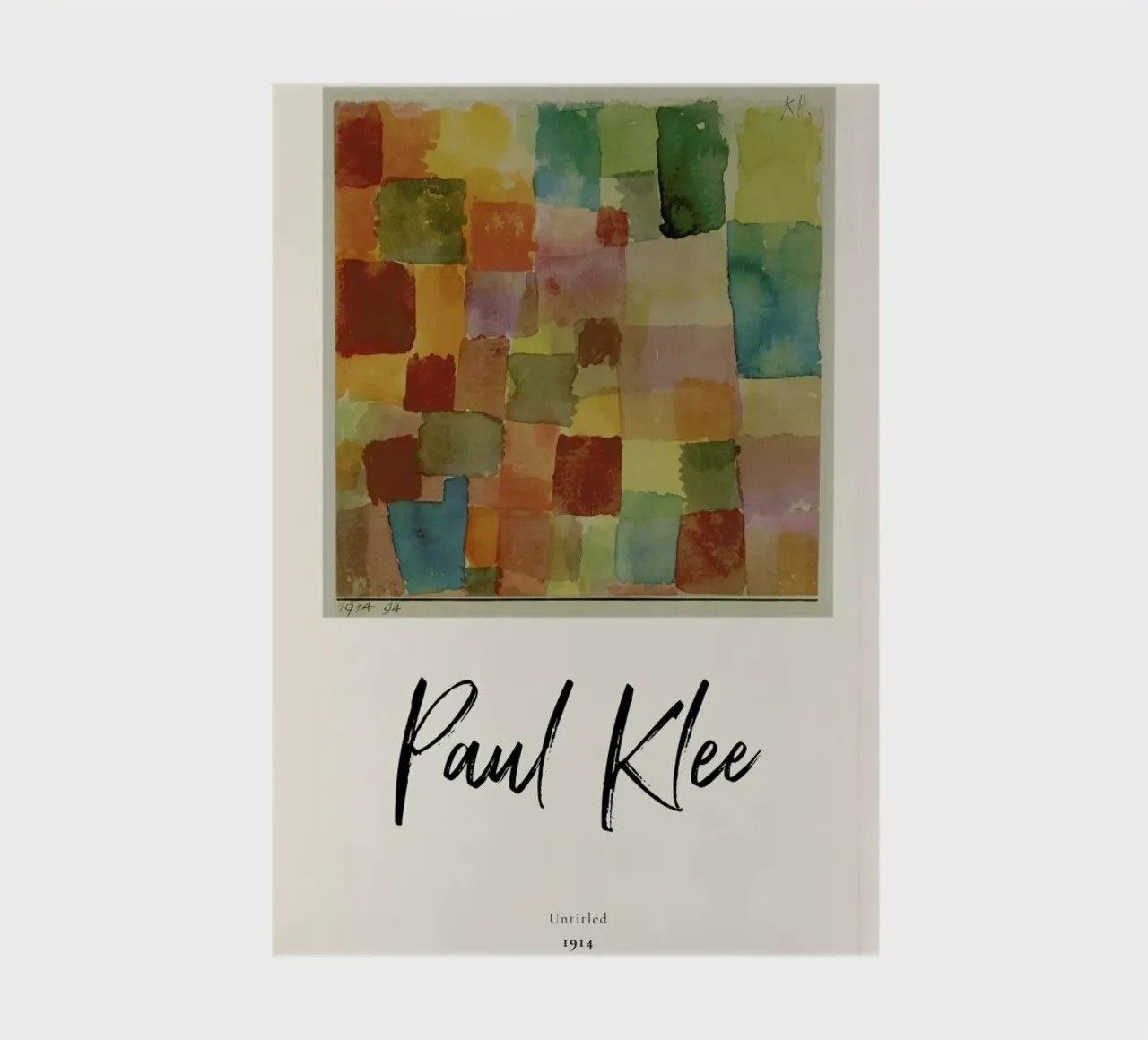 Klee - Untitled carnet de notes de ARTOTHEK