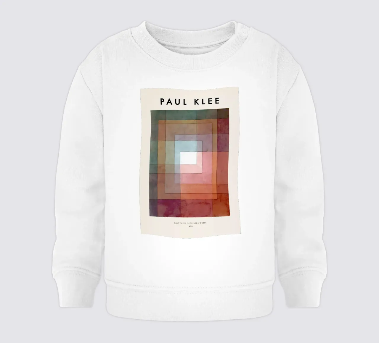 Klee - White Framed Polyphonically felpa neonato da ARTOTHEK