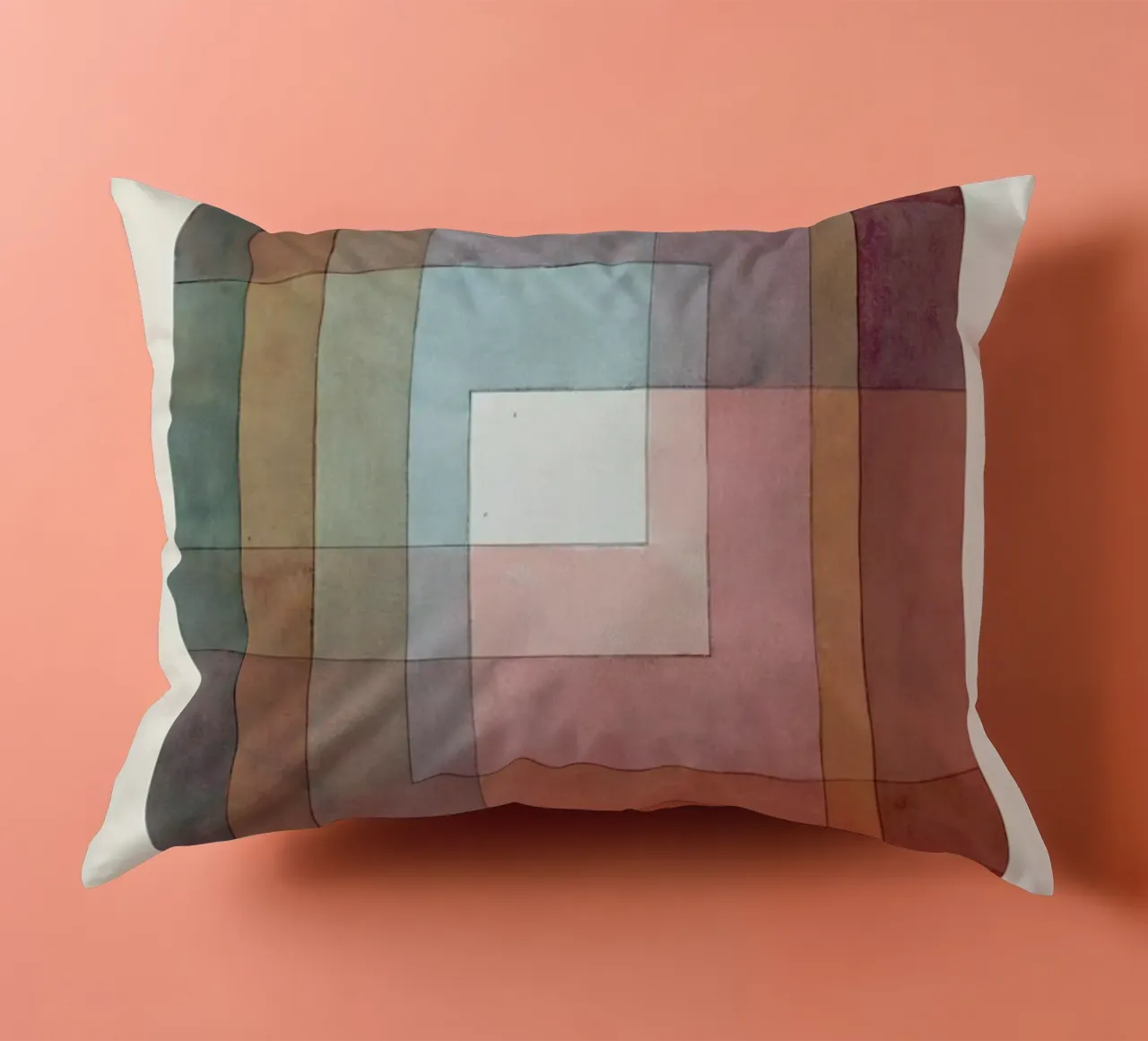 Klee - White Framed Polyphonically cuscino da ARTOTHEK