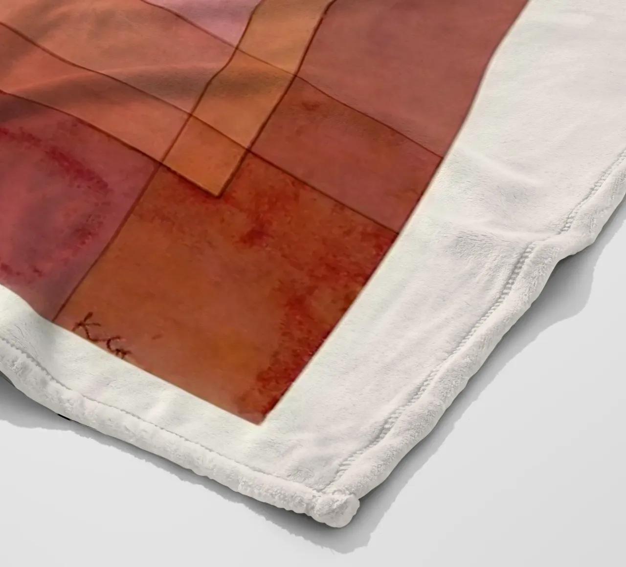 Klee - White Framed Polyphonically coperta in pile da ARTOTHEK