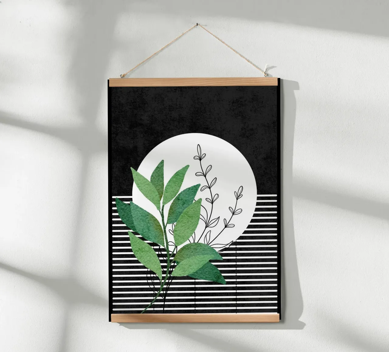 foglie verde botanico sole carta hahnemühle da James Isaac Jackson