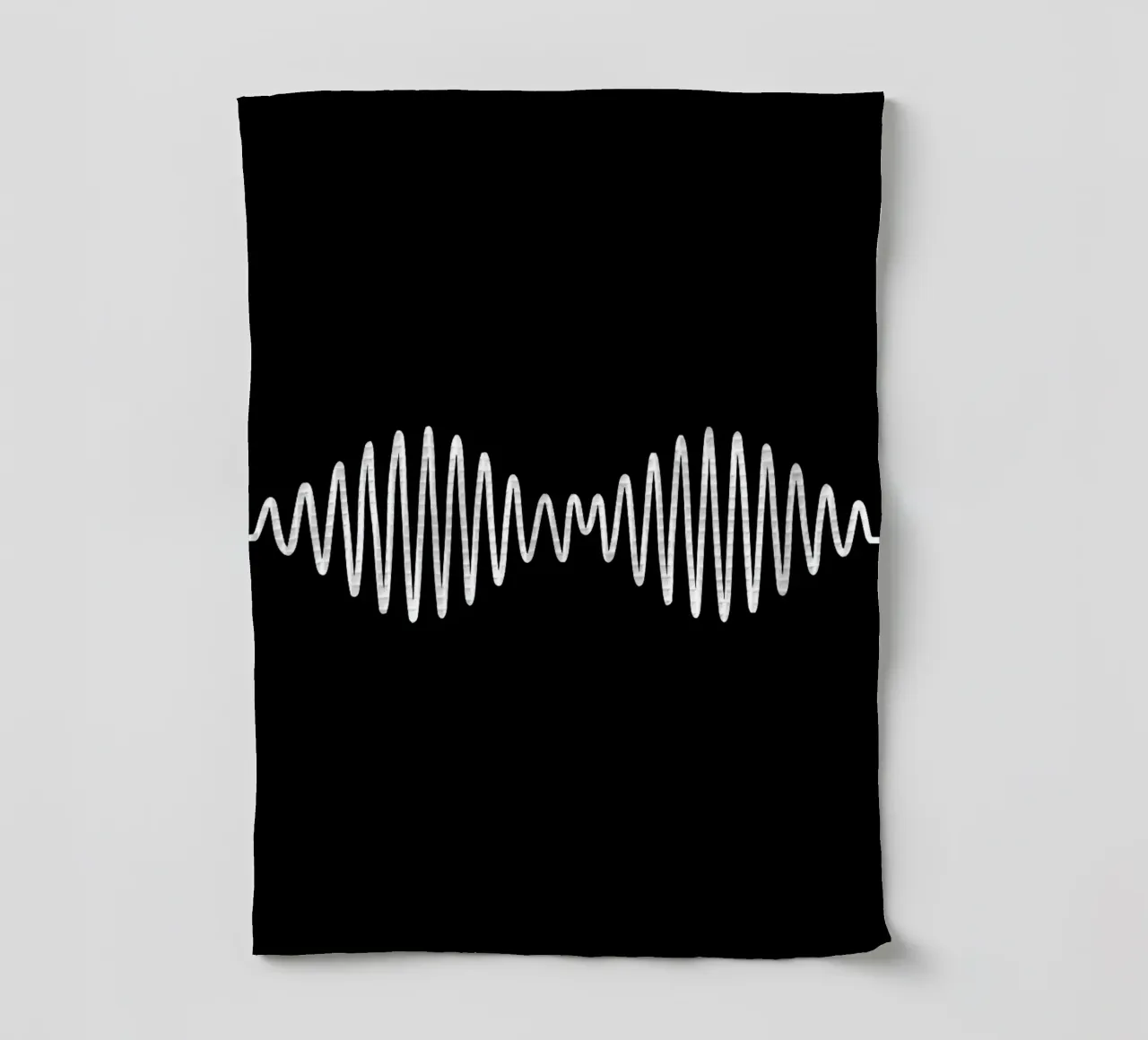 onda sonora sfondo nero linee bianche canovaccio da cucina da James Isaac Jackson