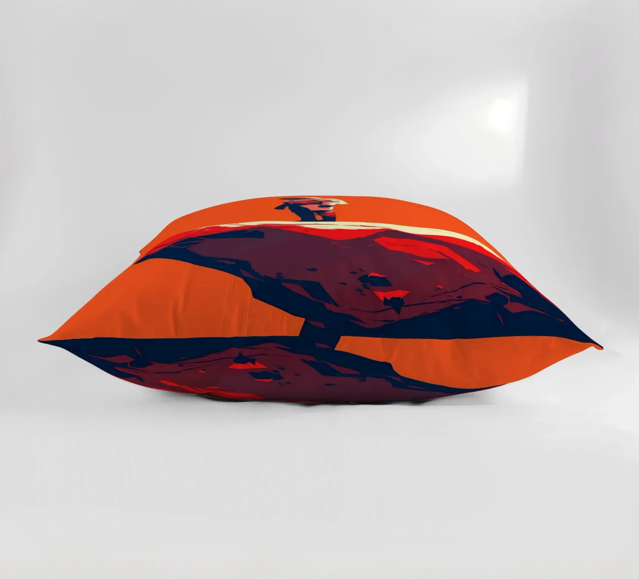 astronauta spazio roccia scogliera cuscino da James Isaac Jackson