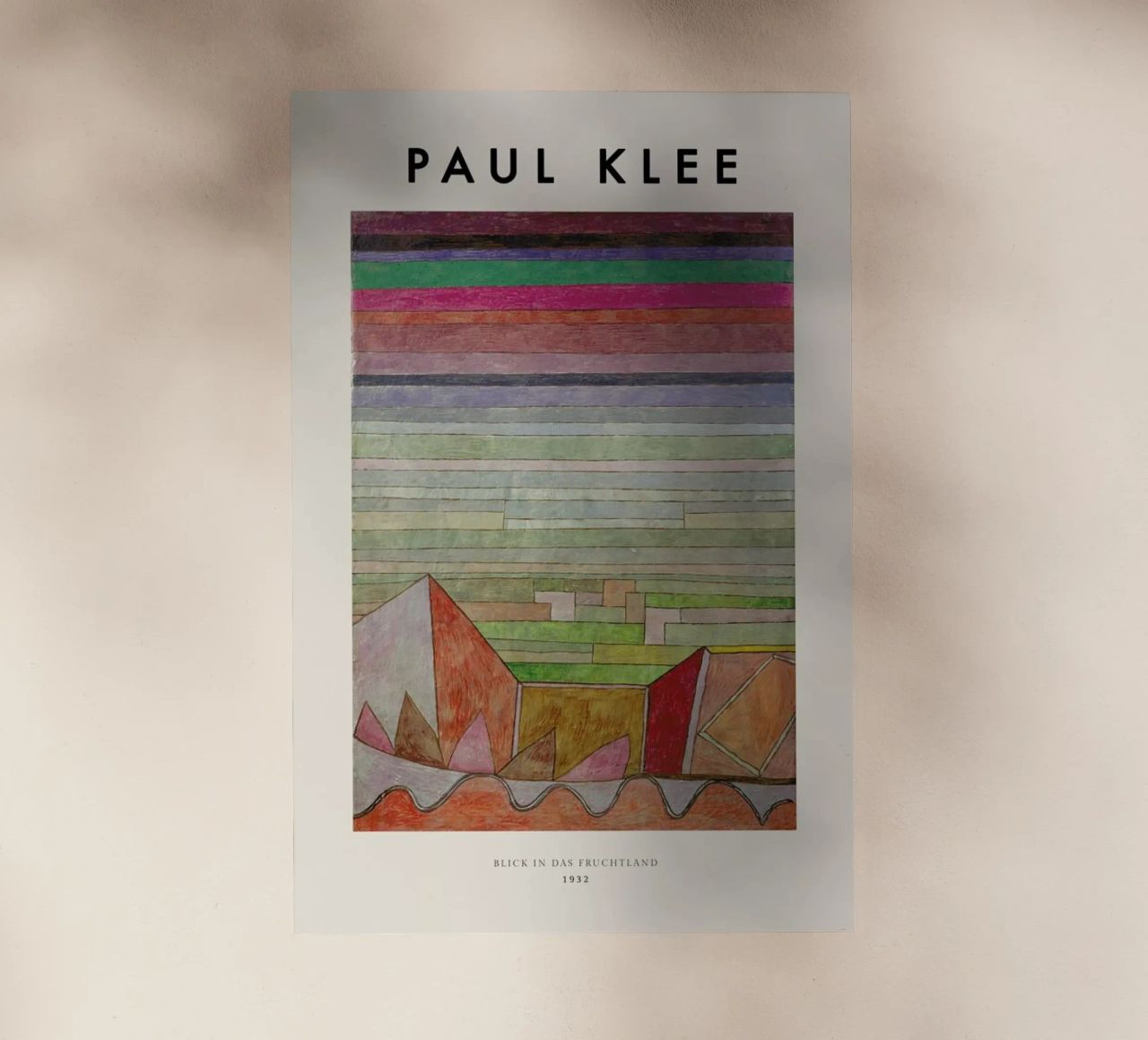 Klee - View into the Fertile Country pellicola backlit da ARTOTHEK