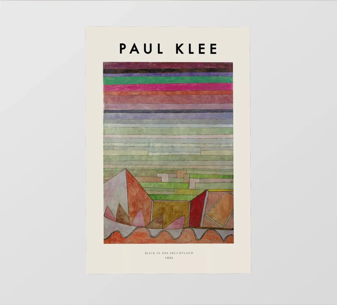 Klee - View into the Fertile Country bâche pvc de ARTOTHEK