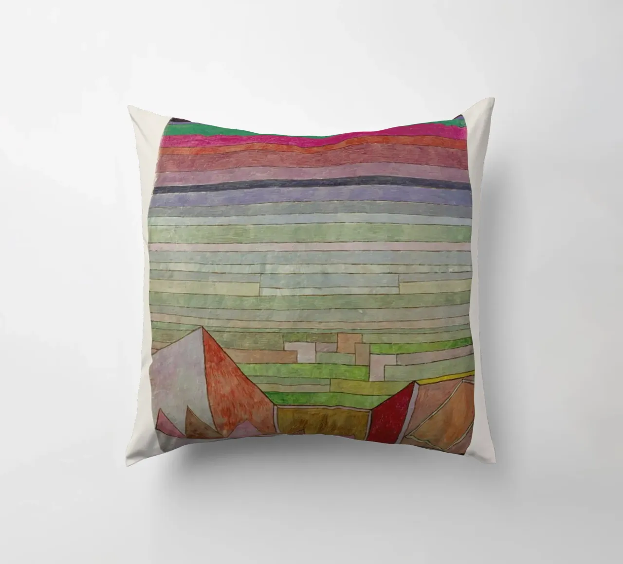 Klee - View into the Fertile Country cuscino da ARTOTHEK