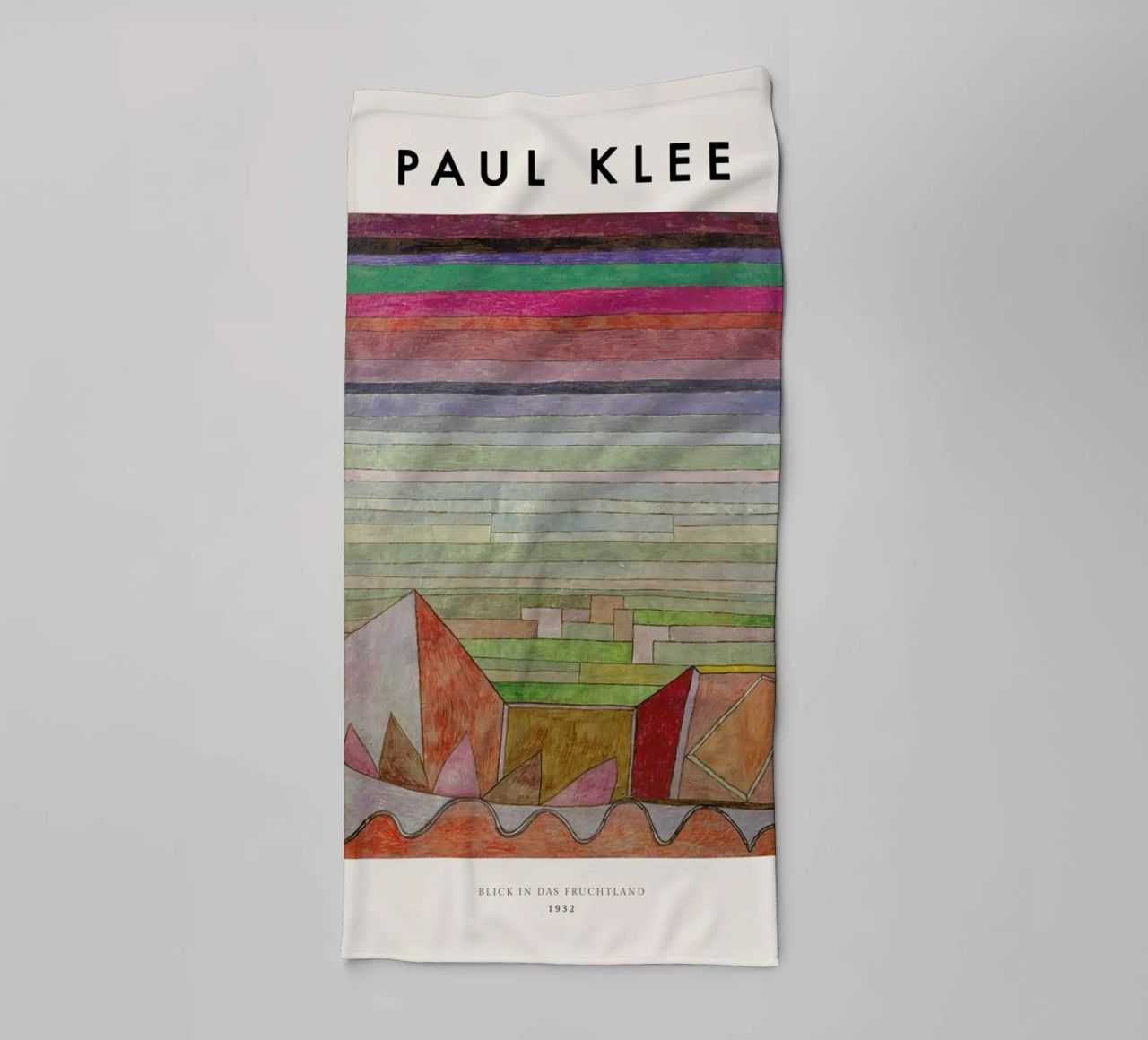 Klee - View into the Fertile Country towel by ARTOTHEK