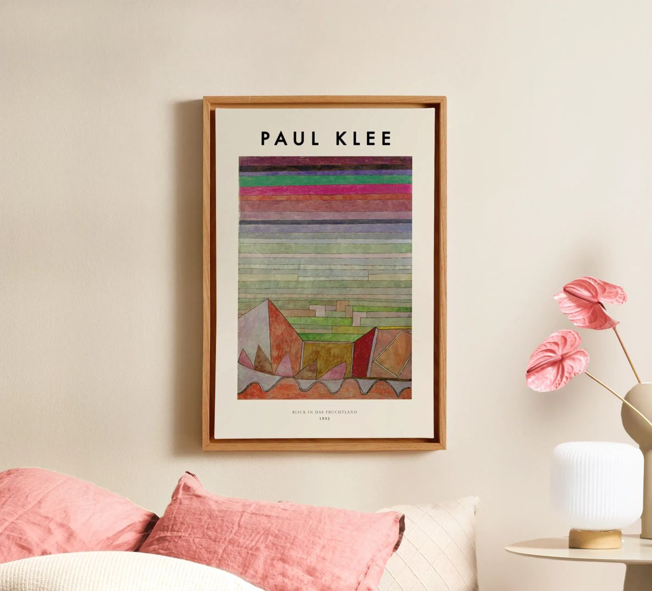 Klee - View into the Fertile Country canvas by ARTOTHEK