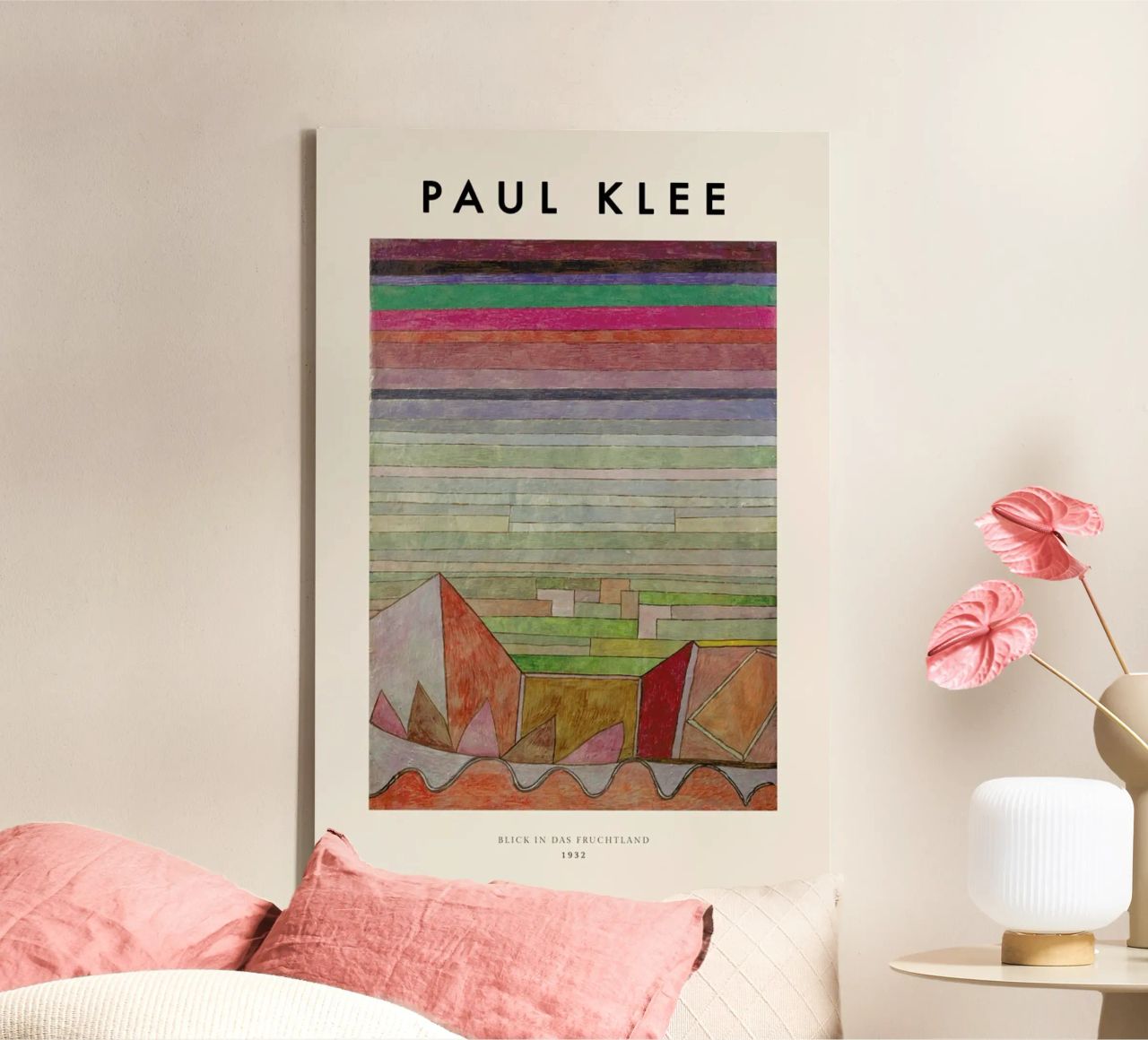Klee - View into the Fertile Country canvas by ARTOTHEK