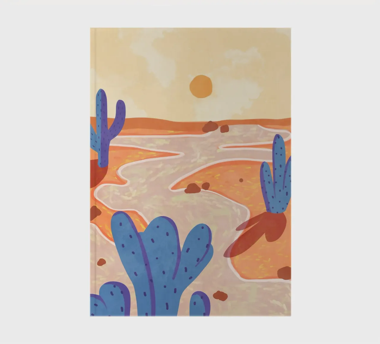 Path Through the Painted Desert notebook by Kintsugi99