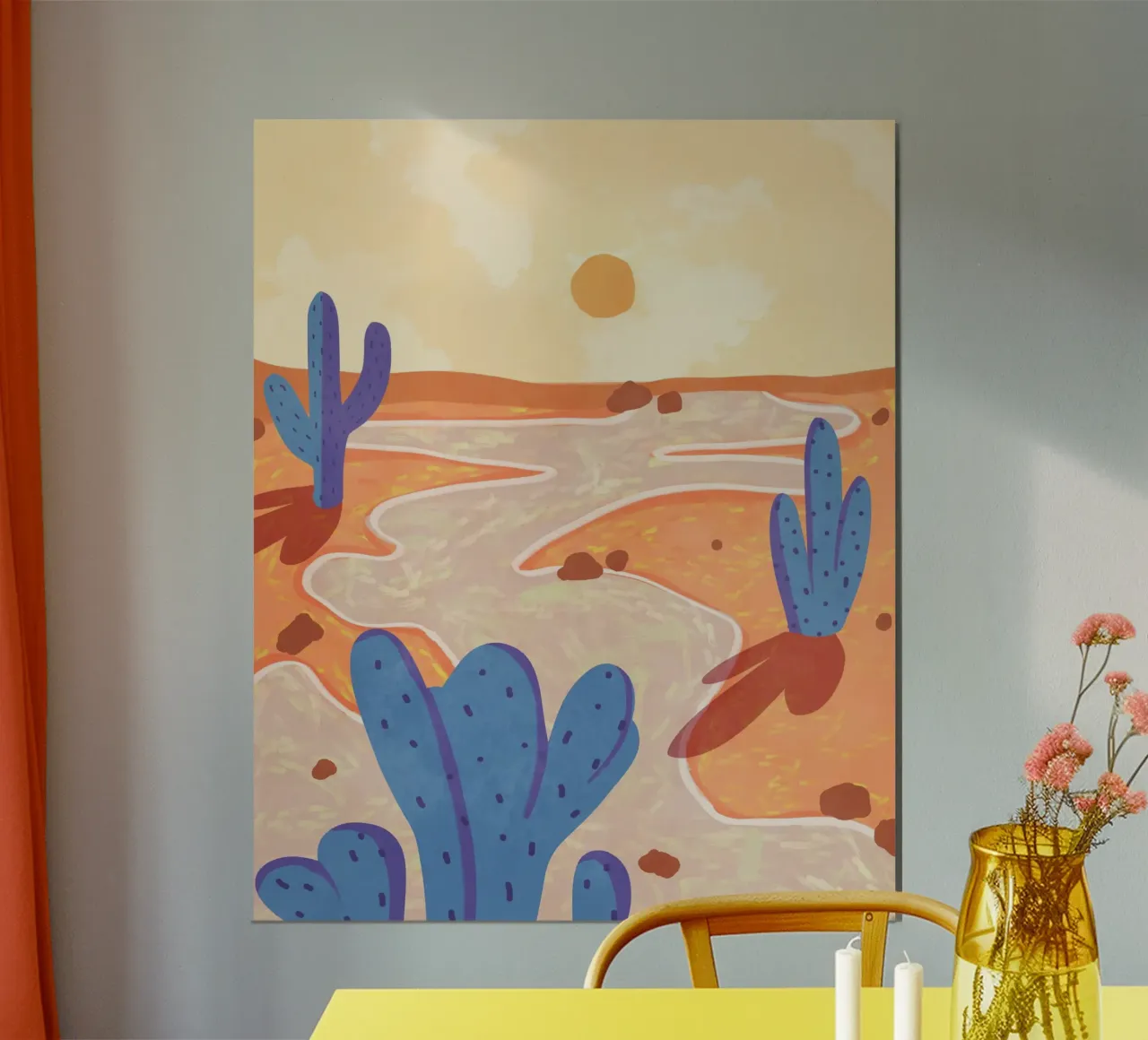 Path Through the Painted Desert poster by Kintsugi99