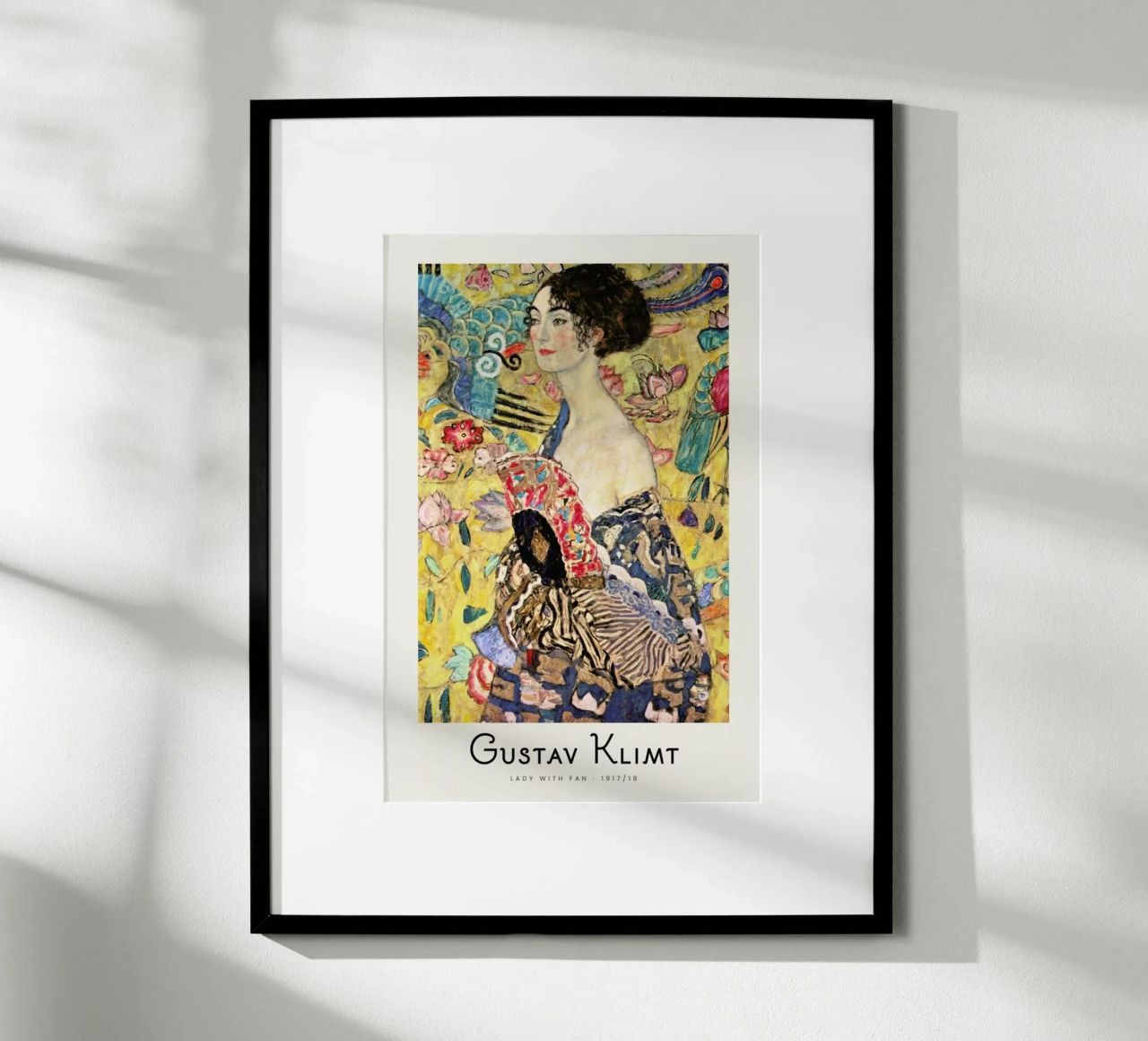 Klimt - Lady with Fan Poster von ARTOTHEK