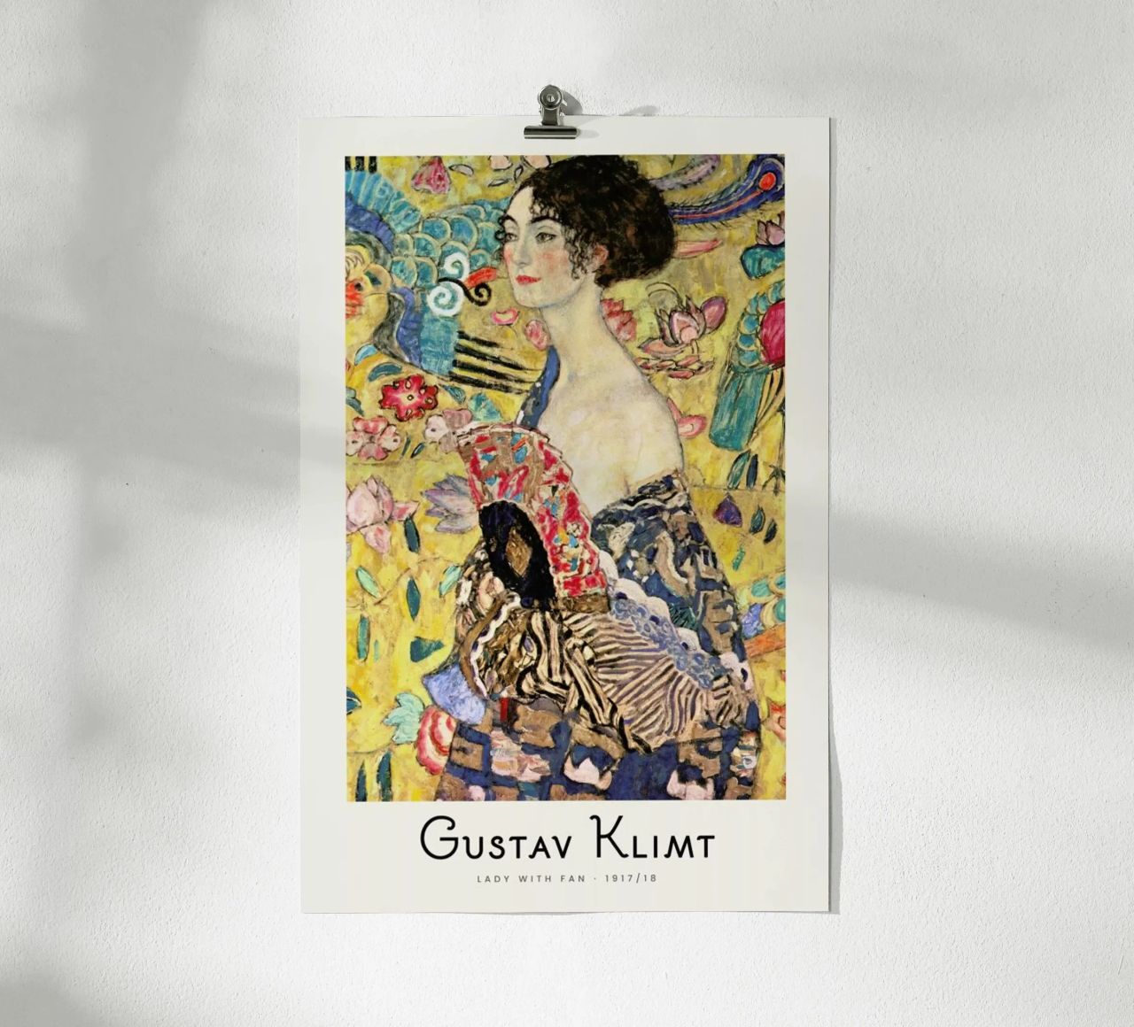 Klimt - Lady with Fan Poster von ARTOTHEK