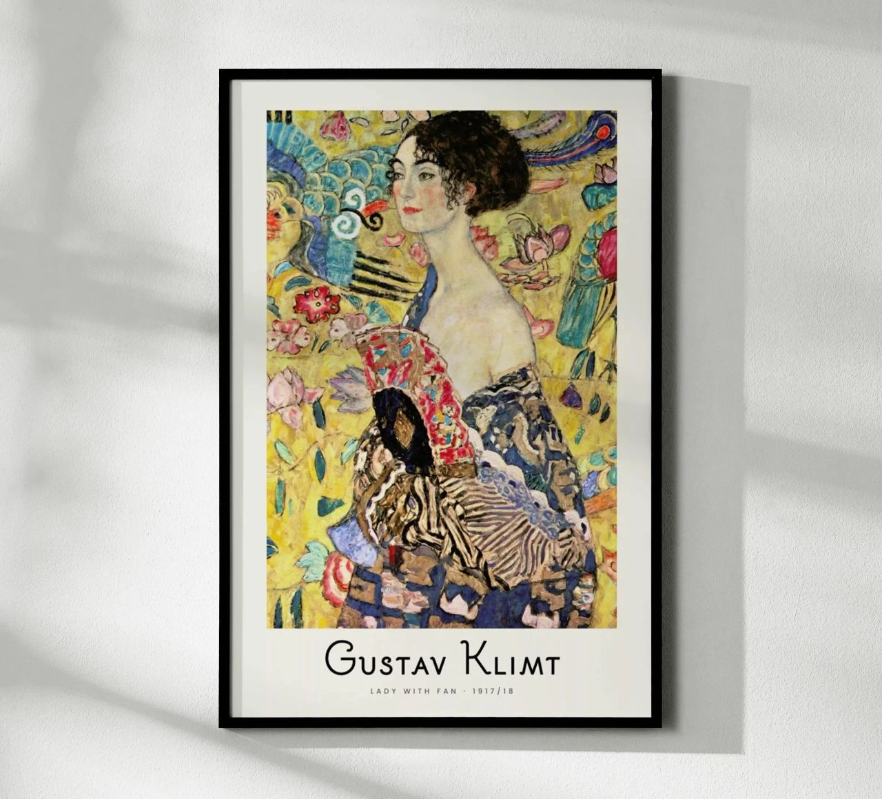 Klimt - Lady with Fan Poster von ARTOTHEK