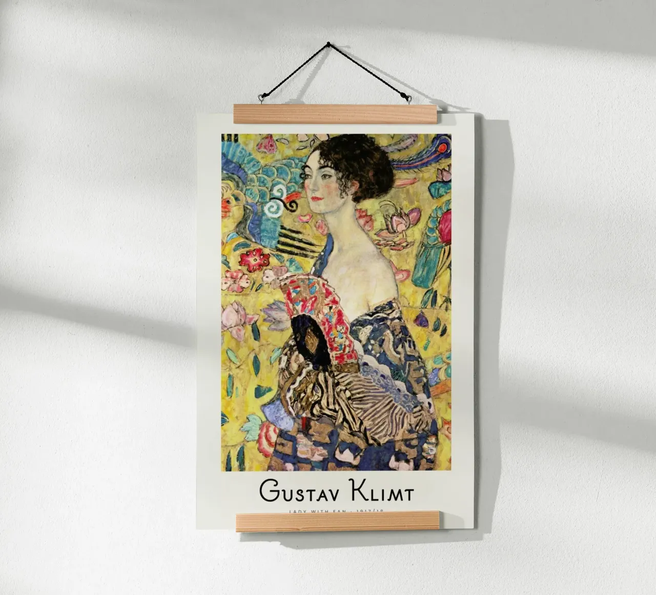 Klimt - Lady with Fan poster da ARTOTHEK