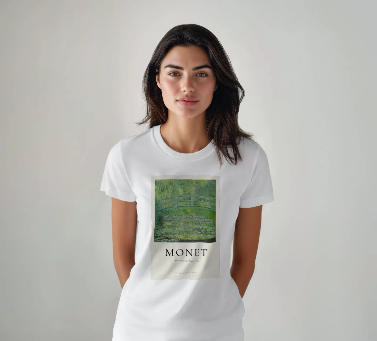 Monet - The Water-Lily Pond t-shirt da ARTOTHEK