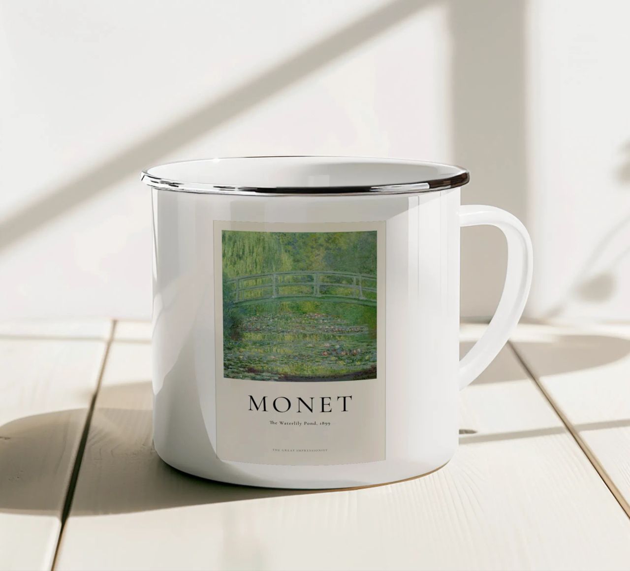 Monet - The Water-Lily Pond tazza in smalto da ARTOTHEK