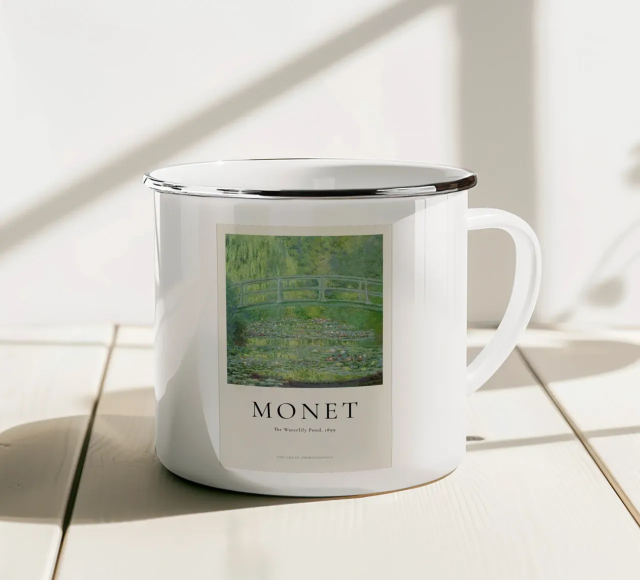 Monet - The Water-Lily Pond tazza in smalto da ARTOTHEK