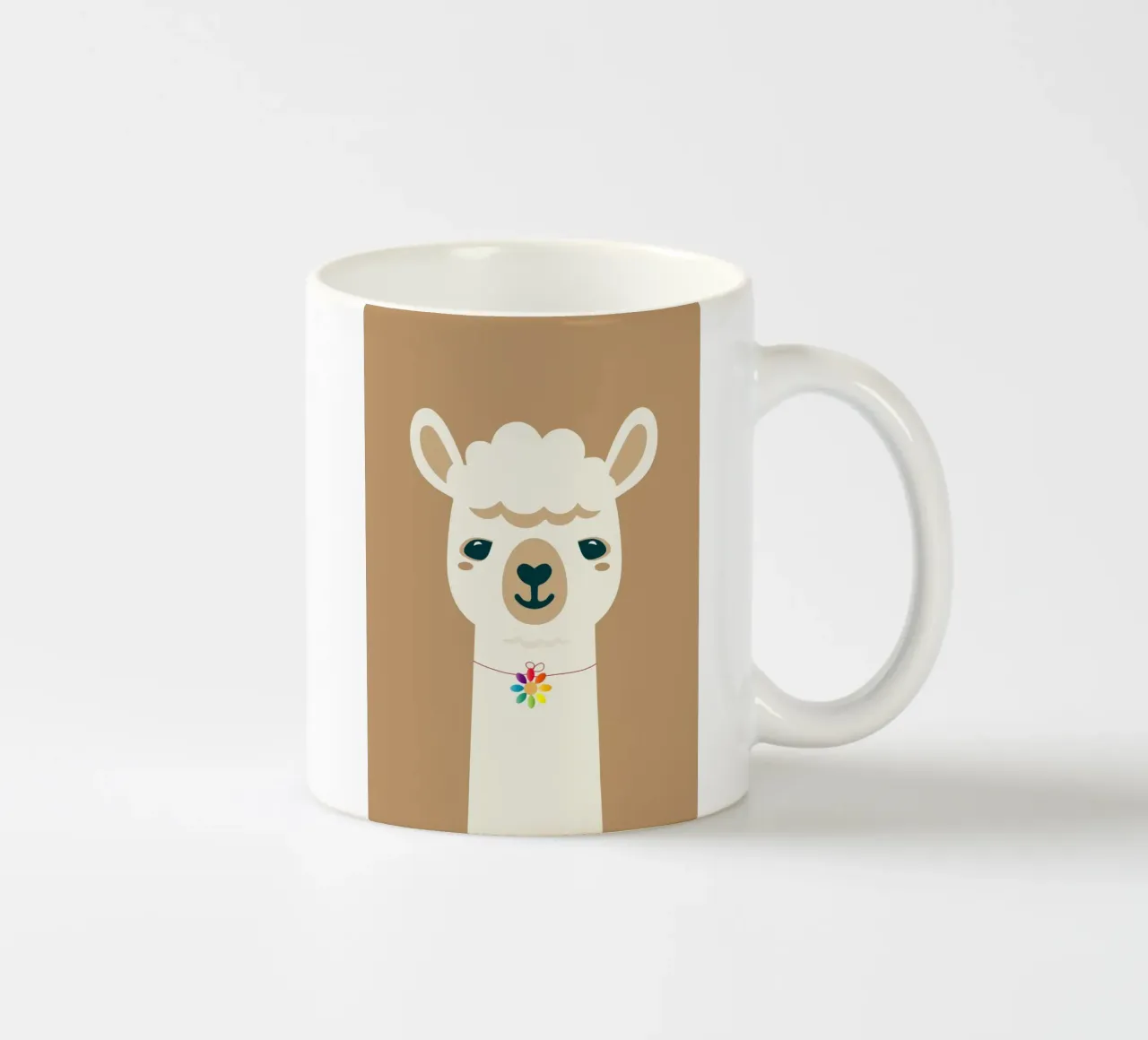Incantevole collana di alpaca con fiori colorati - Motivo di allegria tazza in ceramica da namosh