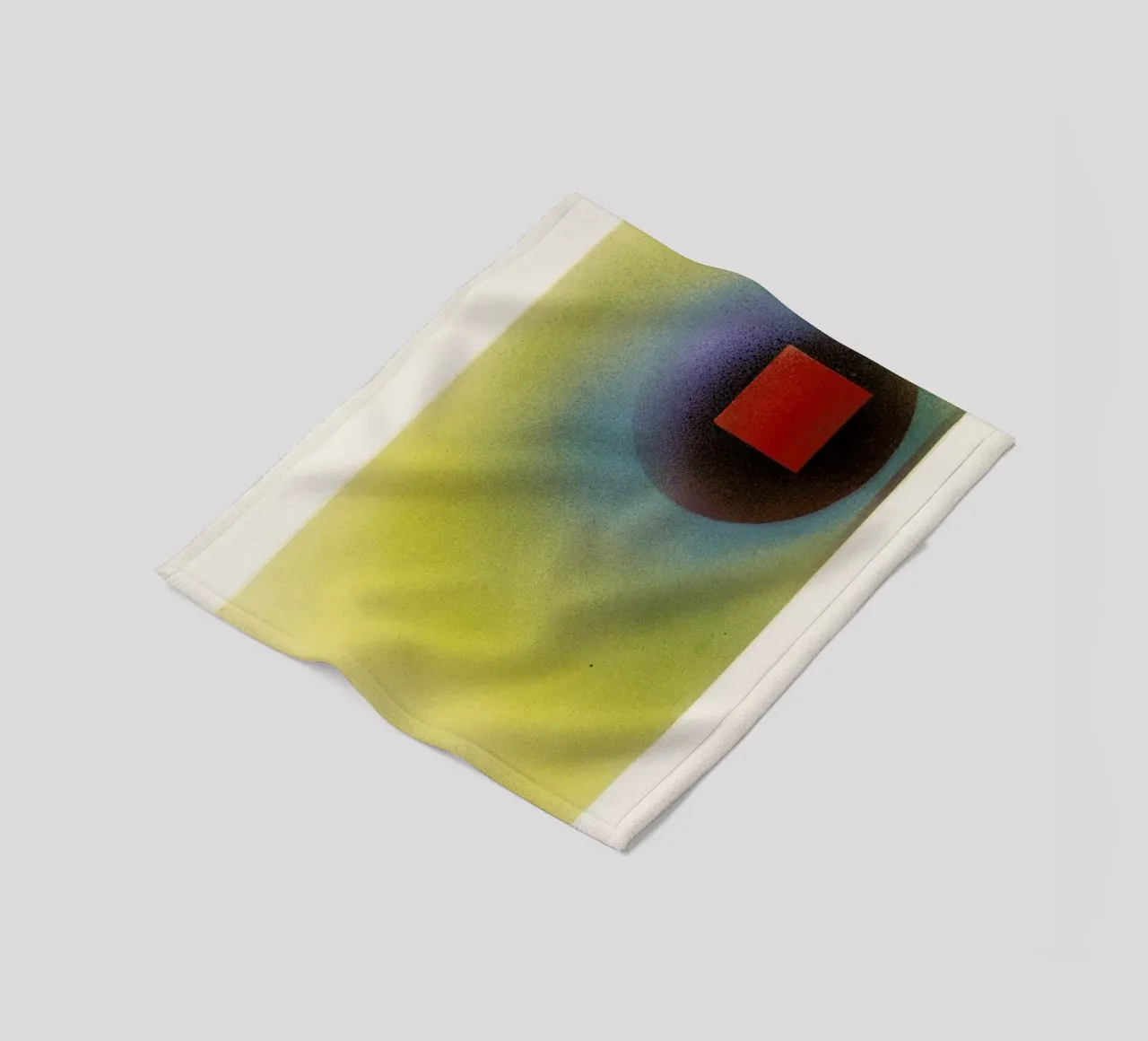 Kandinsky - Square in a Circle coperta in pile da ARTOTHEK