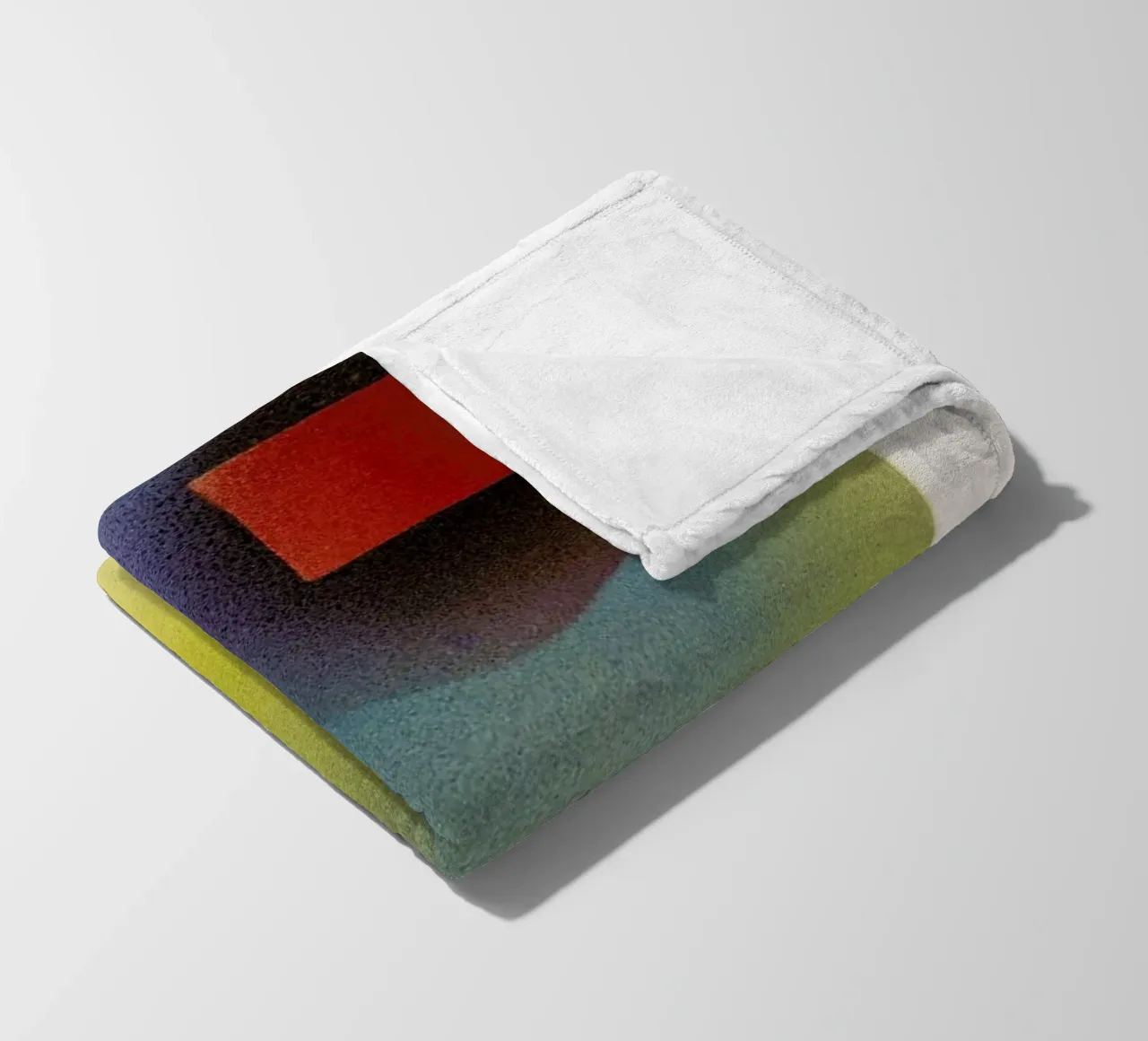 Kandinsky - Square in a Circle coperta in pile da ARTOTHEK