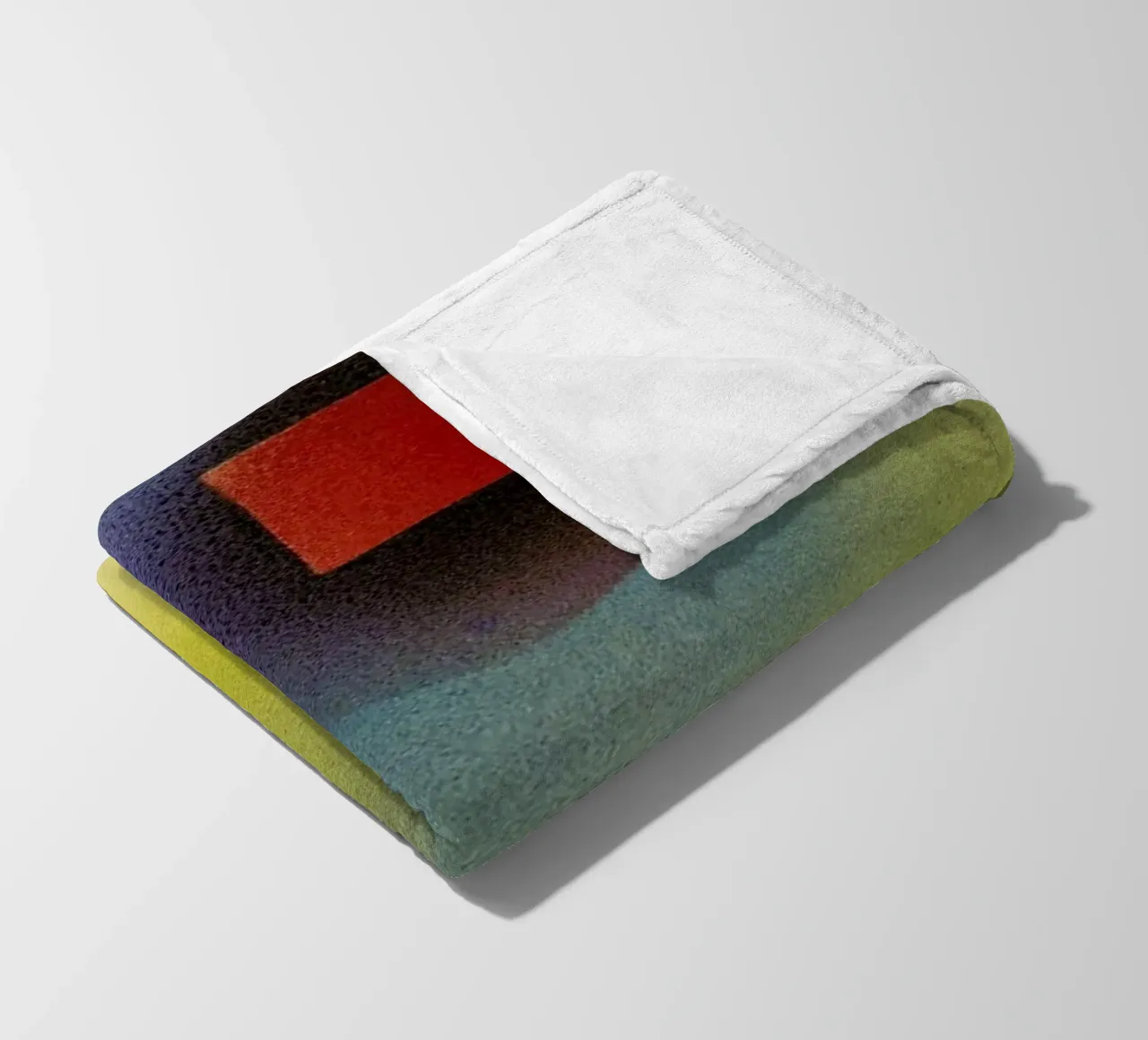 Kandinsky - Square in a Circle coperta in pile da ARTOTHEK