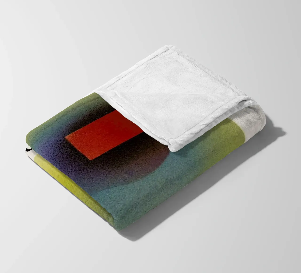 Kandinsky - Square in a Circle coperta in pile da ARTOTHEK