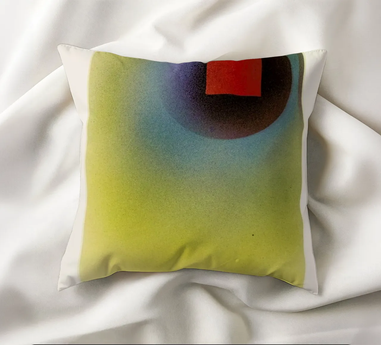 Kandinsky - Square in a Circle cuscino da ARTOTHEK